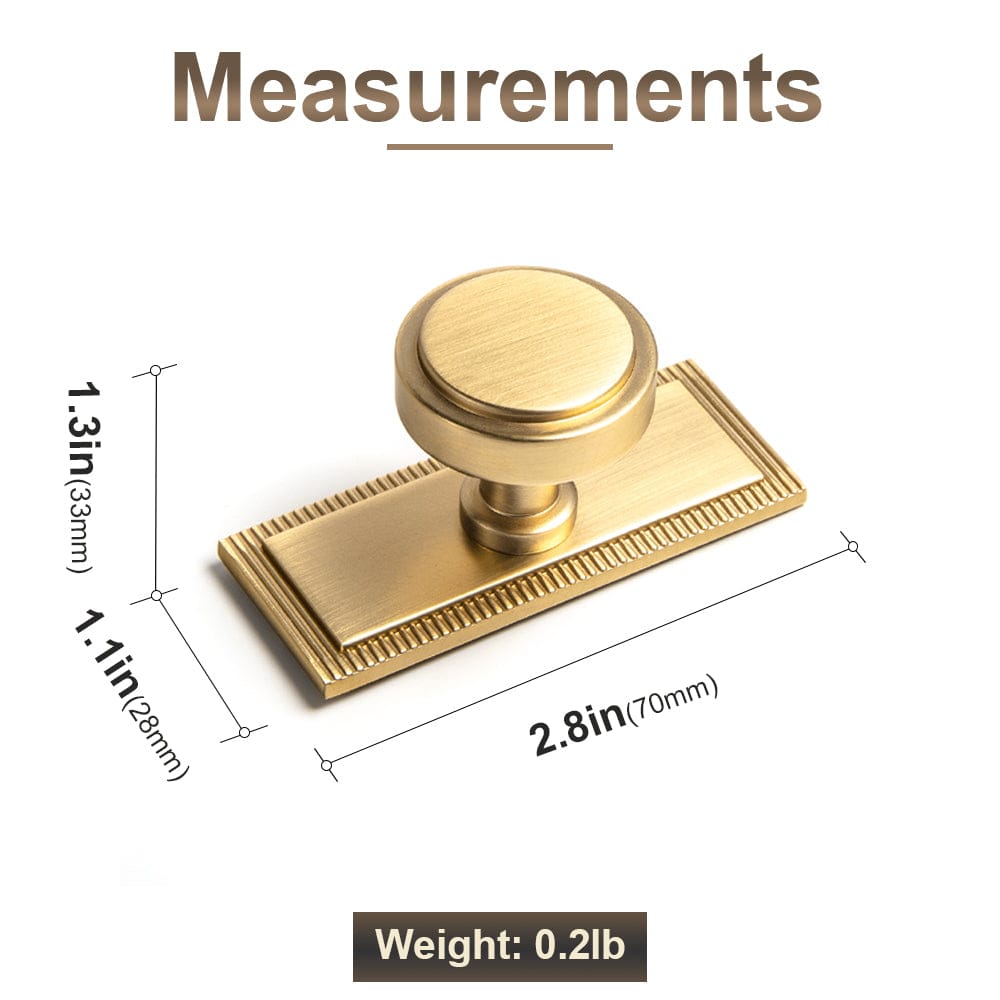 Goo-Ki Simple Cylindrical Zinc Alloy Drawer Knob with Elegant Design