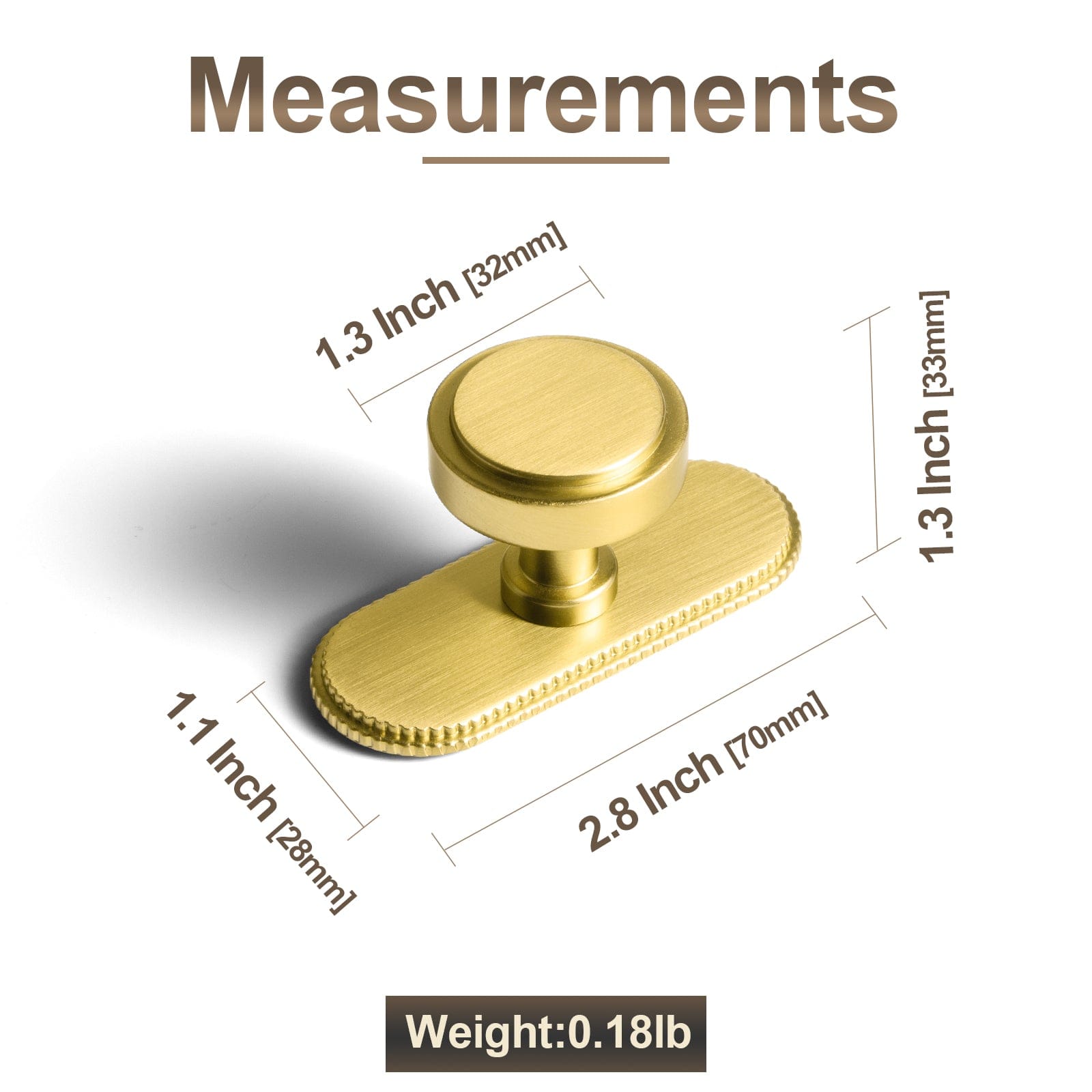 Goo-Ki Simple Cylindrical Zinc Alloy Drawer Knob with Elegant Design