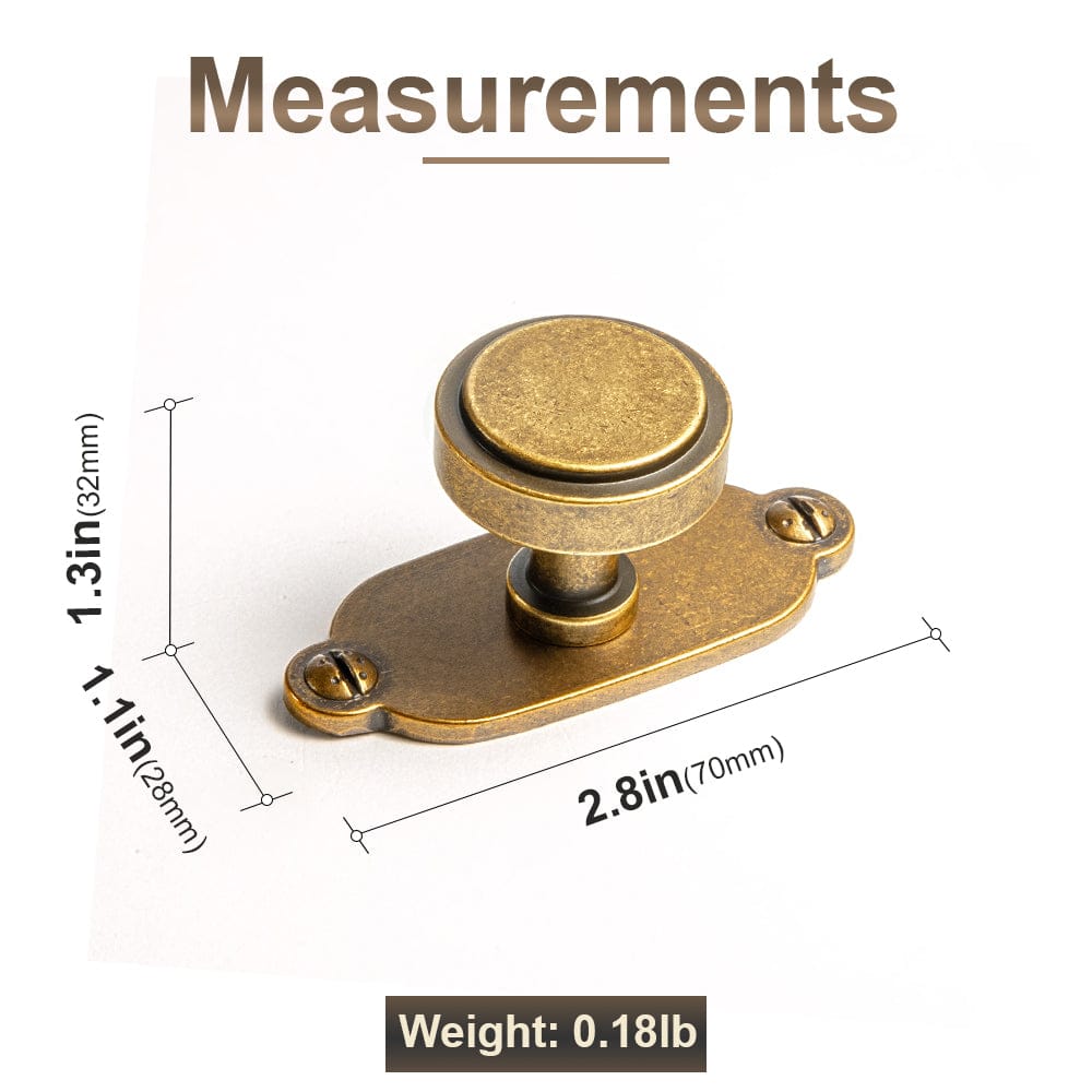 Goo-Ki Simple Cylindrical Zinc Alloy Drawer Knob with Elegant Design