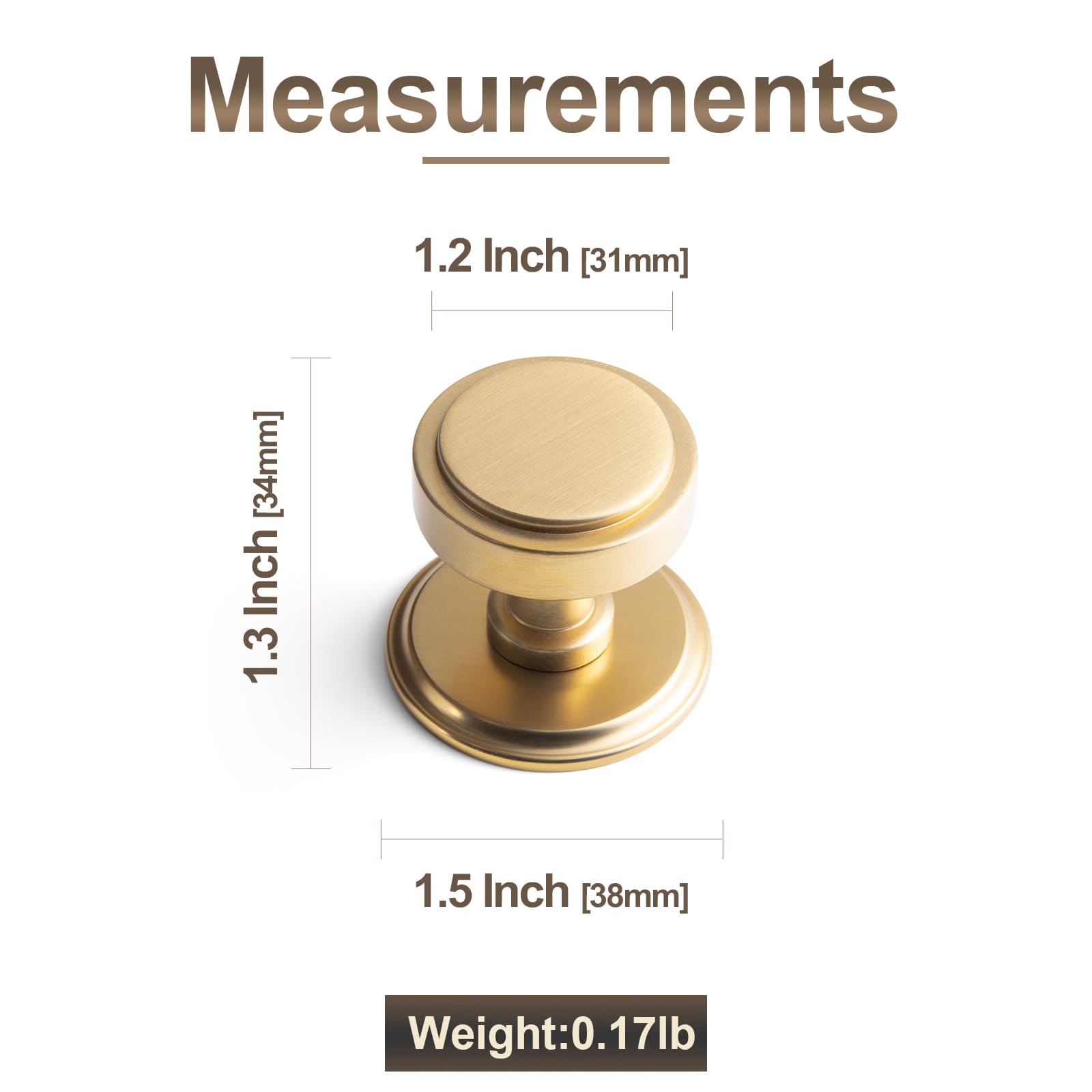 Goo-Ki Simple Cylindrical Zinc Alloy Drawer Knob with Elegant Design