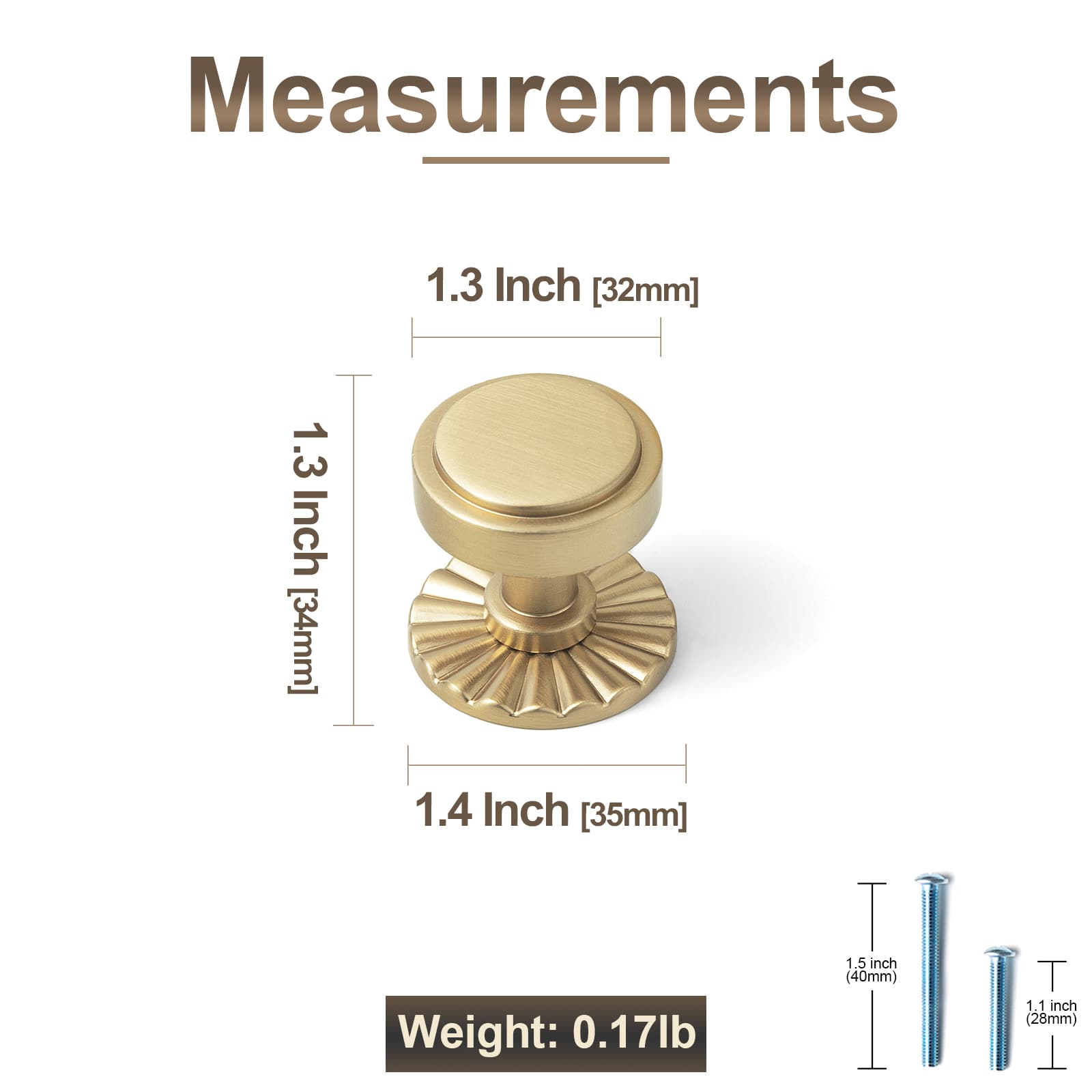 Goo-Ki Simple Cylindrical Zinc Alloy Drawer Knob with Elegant Design