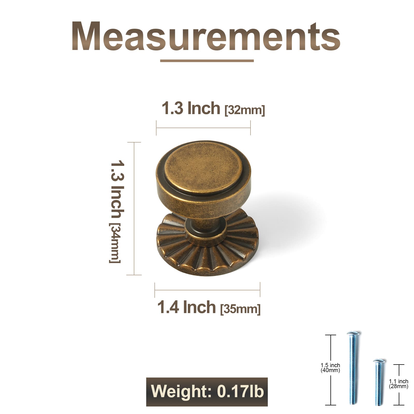 Goo-Ki Simple Cylindrical Zinc Alloy Drawer Knob with Elegant Design