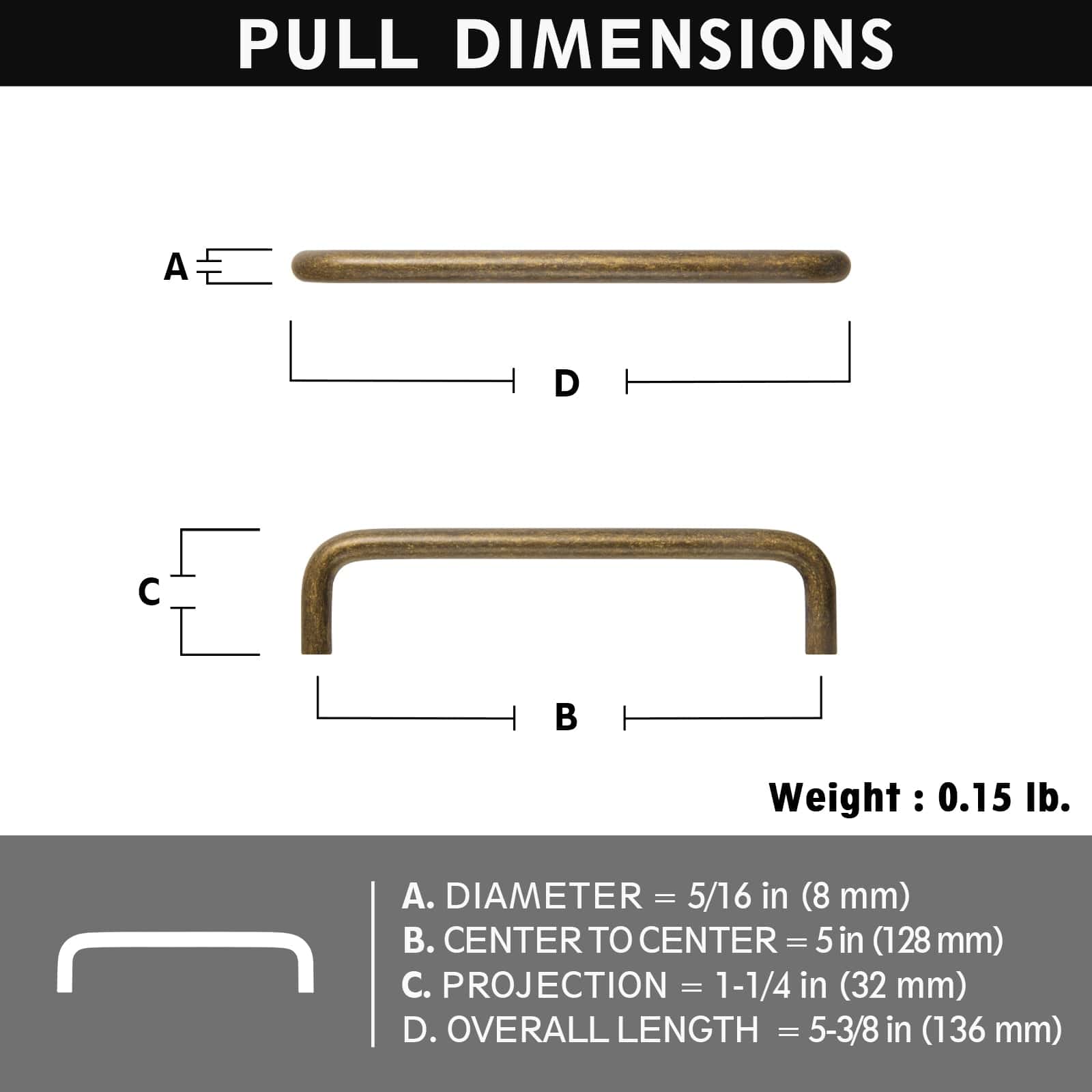 Goo-Ki Simple Sleek Wardrobe Pull Contemporary Design Cabinet Handle Modern Style