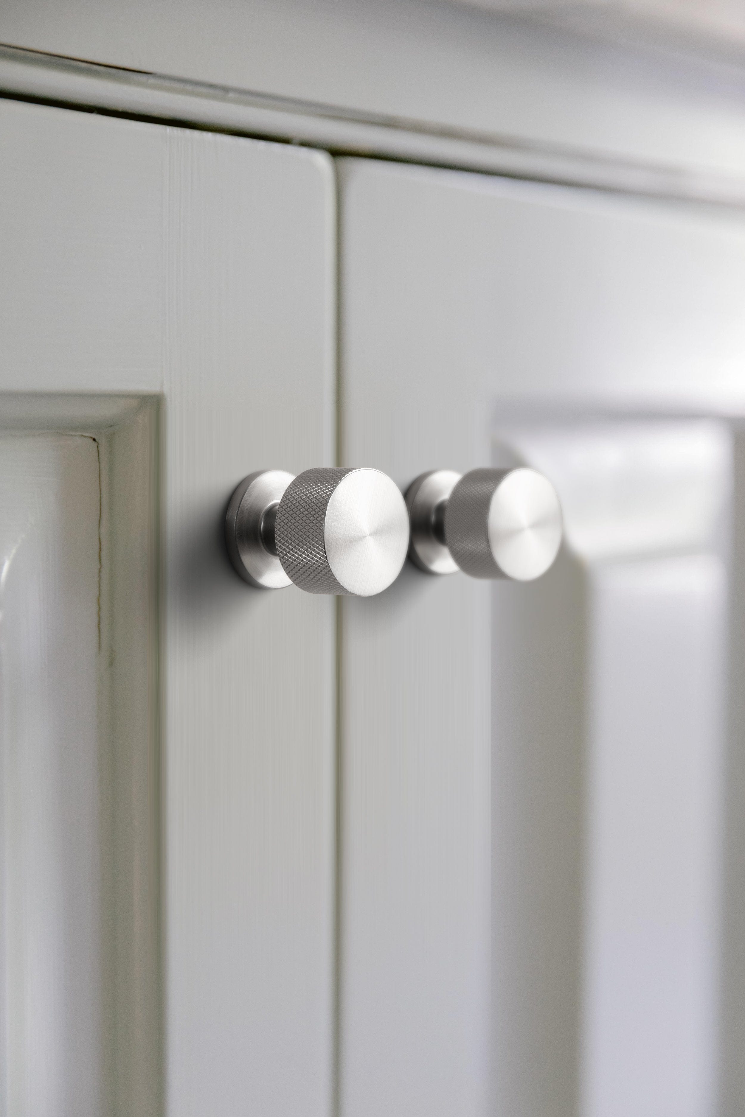 Goo-Ki Single Hole Knurled Decorations Cabinet Large Knob Hardware for Bedroom Kitchen