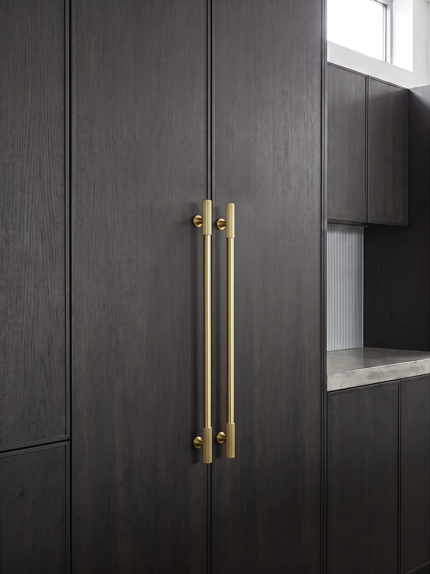 Goo-Ki Striped Decorations Cabinet Pull Retro Brass Cabinet Handles