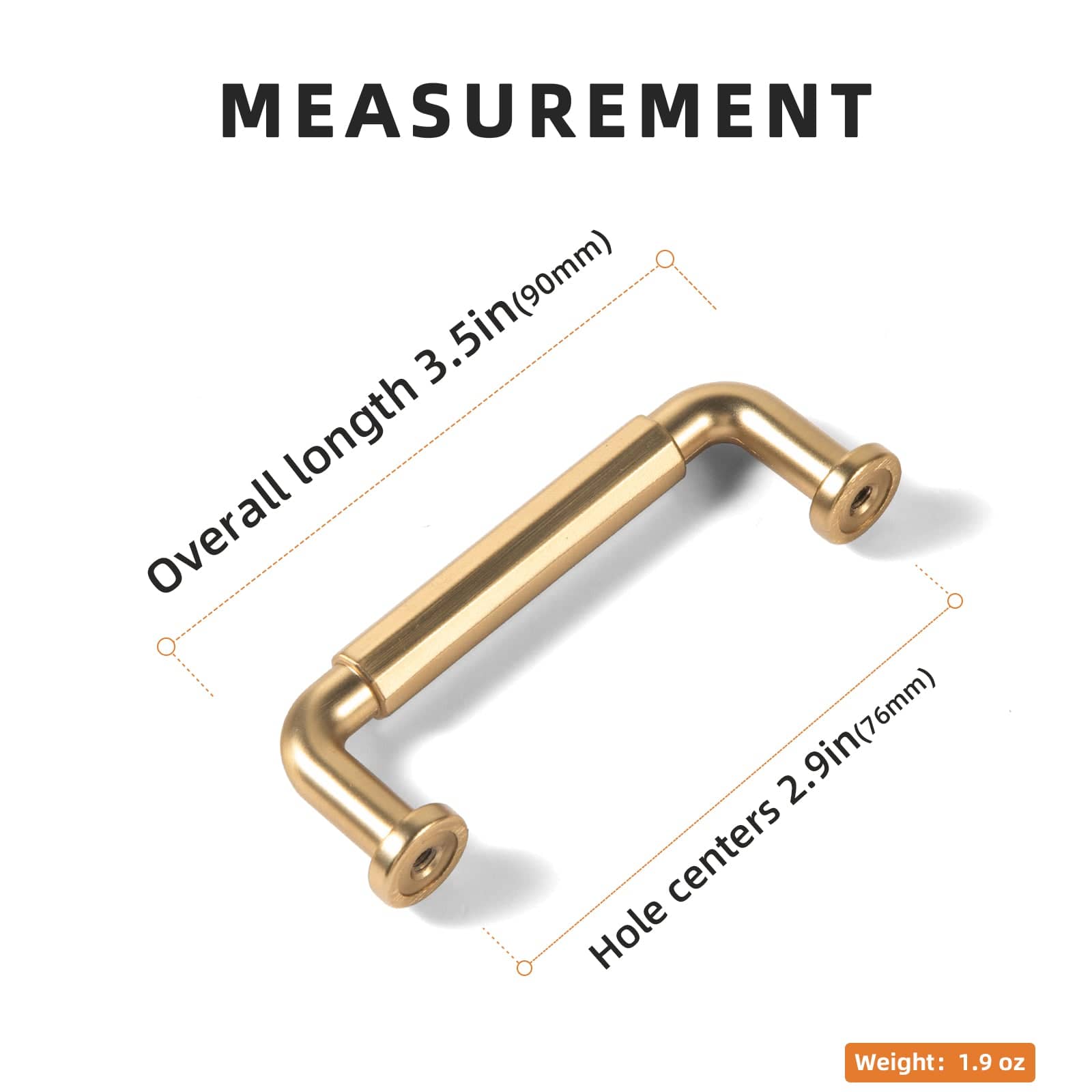 Goo-Ki Sturdy Zinc Alloy Cabinet Pulls: Uniquely Angular Design for Modern Spaces
