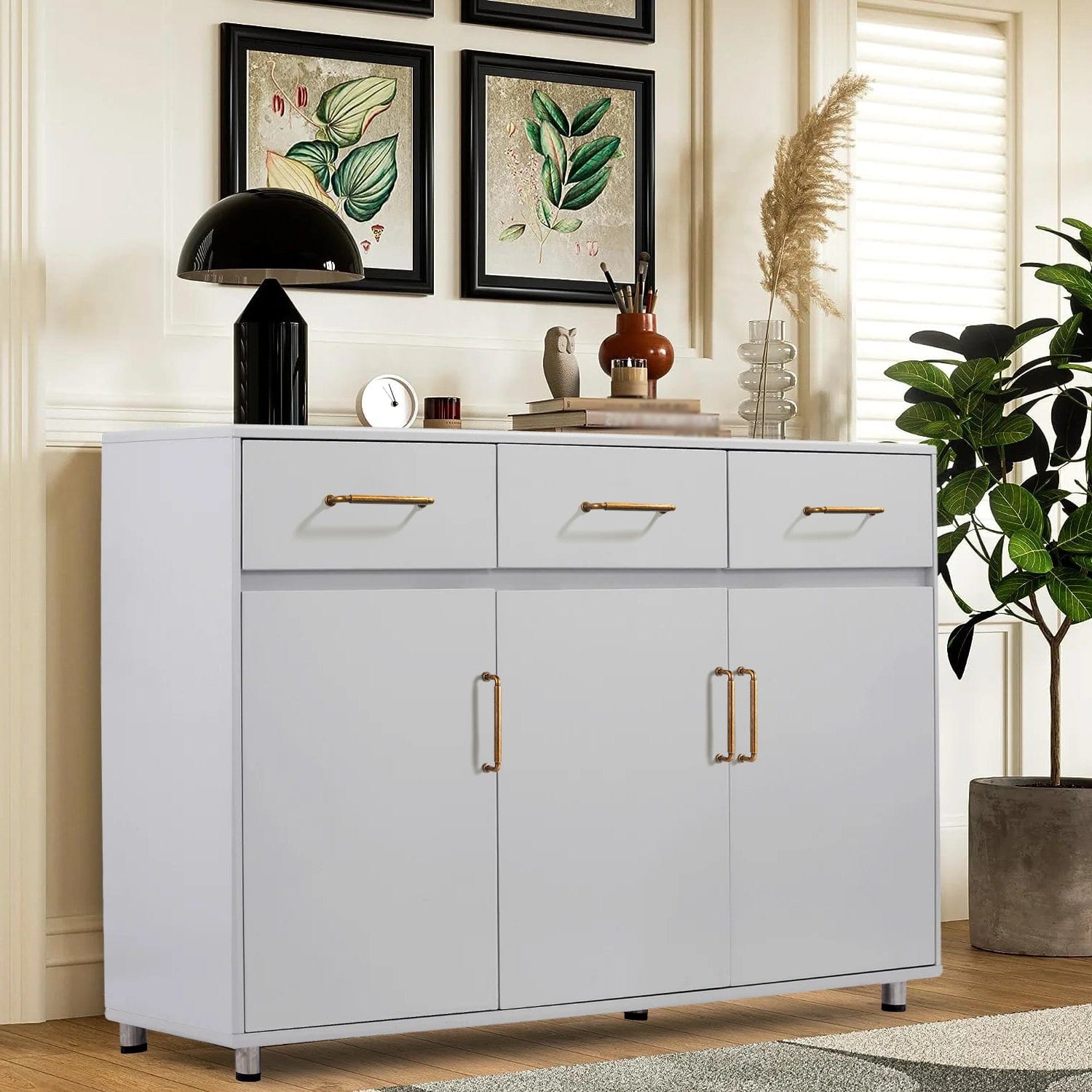 Goo-Ki Sturdy Zinc Alloy Cabinet Pulls: Uniquely Angular Design for Modern Spaces