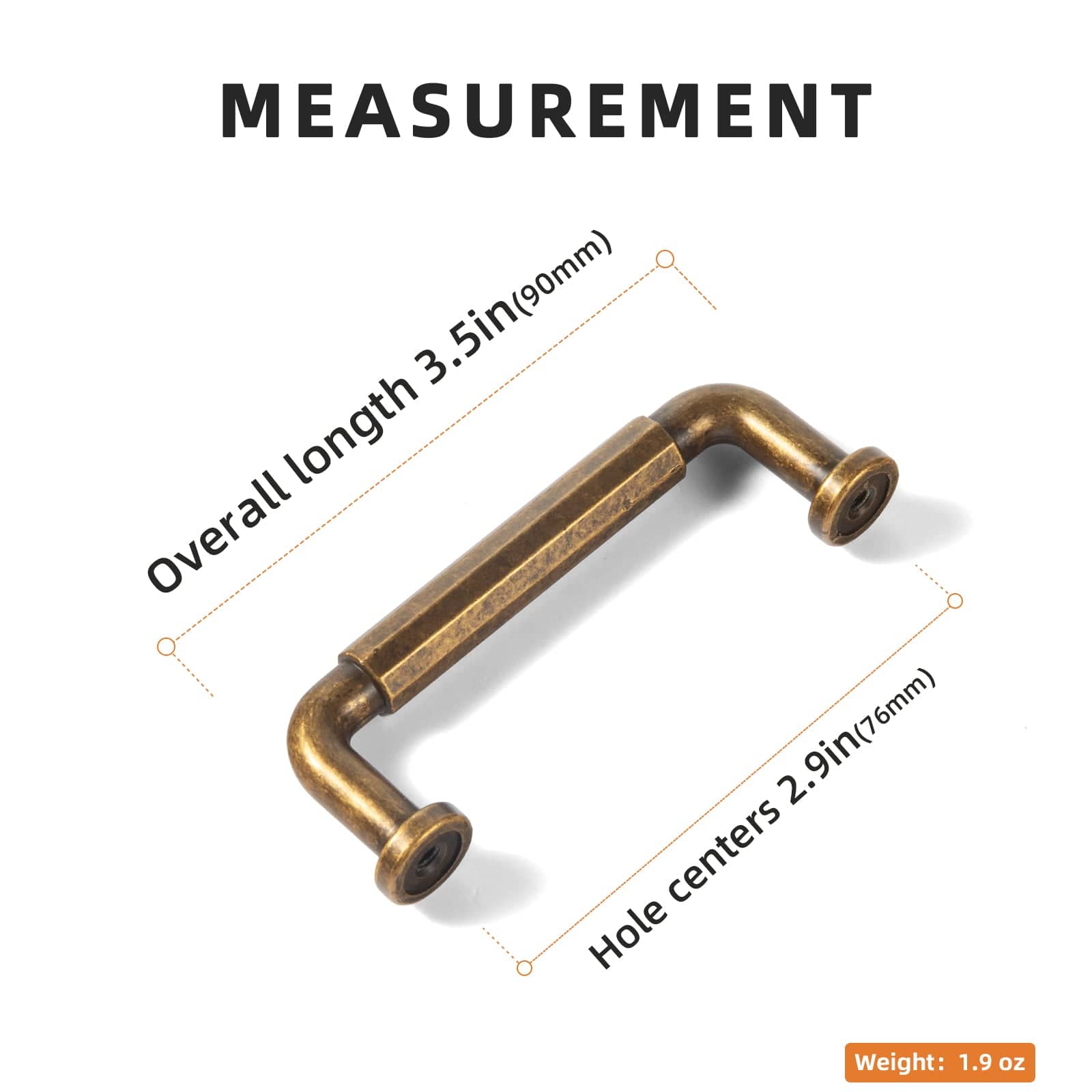 Goo-Ki Sturdy Zinc Alloy Cabinet Pulls: Uniquely Angular Design for Modern Spaces