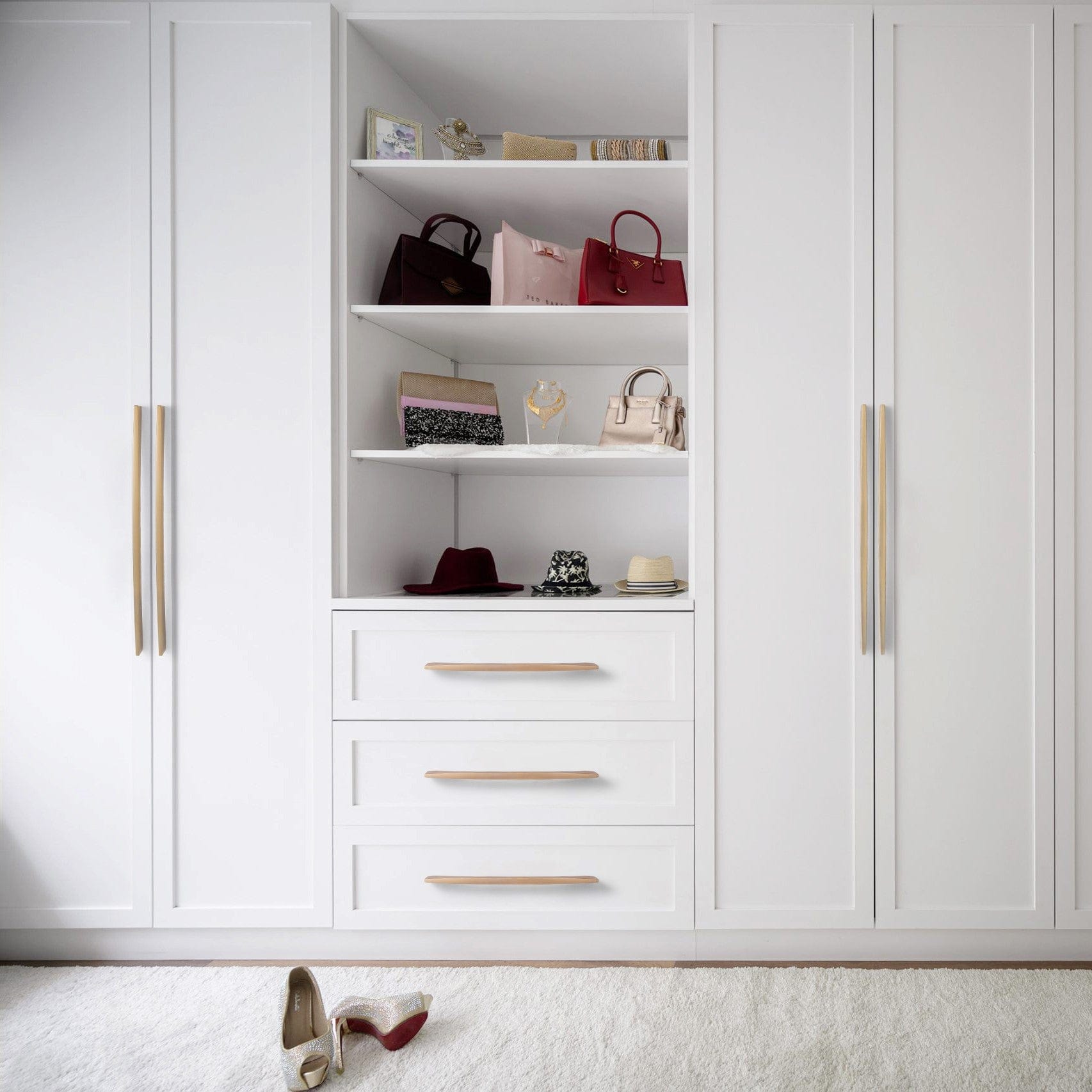 Goo-Ki Stylish Modern Cabinet Pull Wardrobe Knobs for Bedroom