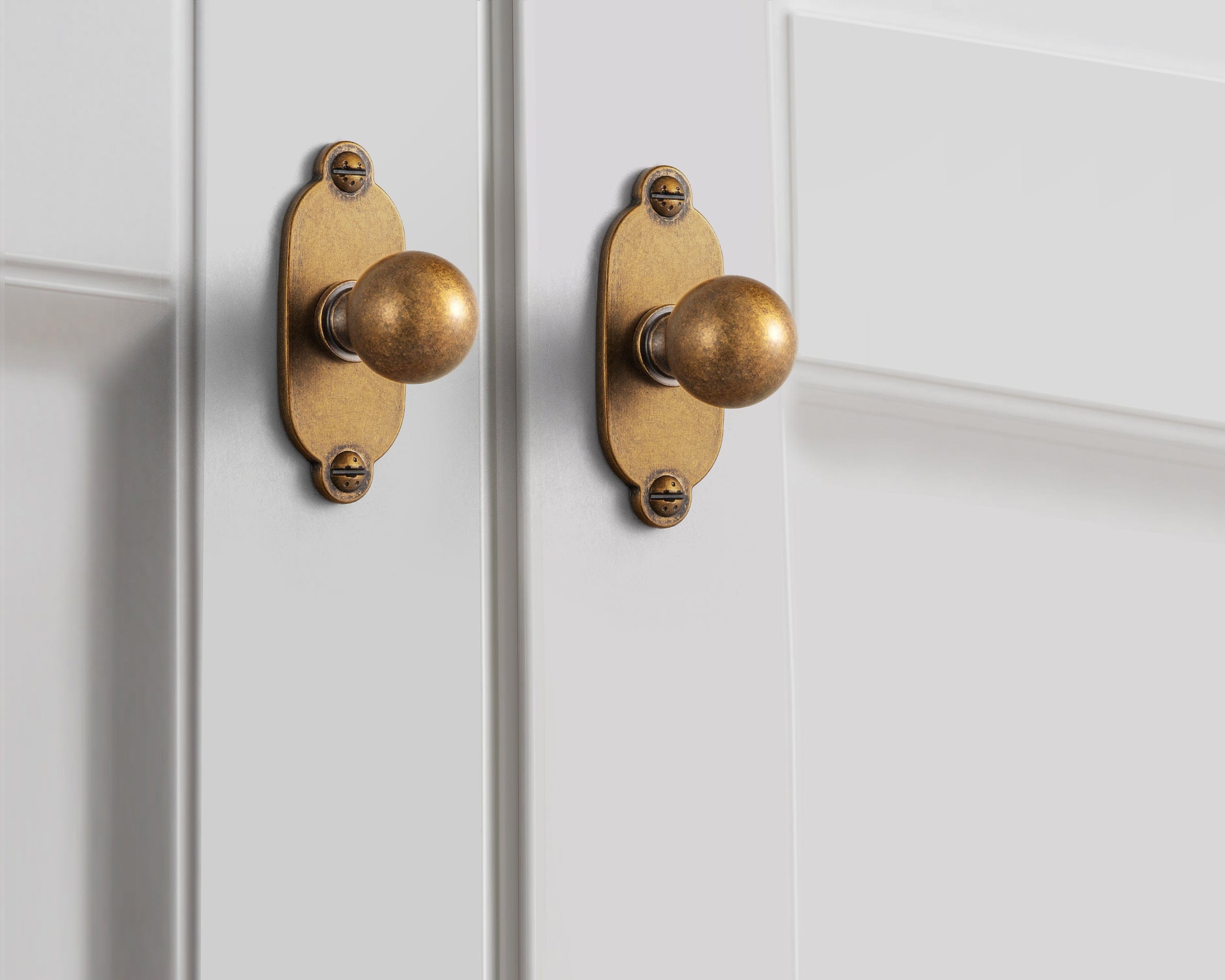 Goo-Ki Stylish Zinc Alloy Cabinet Knobs Classic Round Design Durable Cabinet Handles