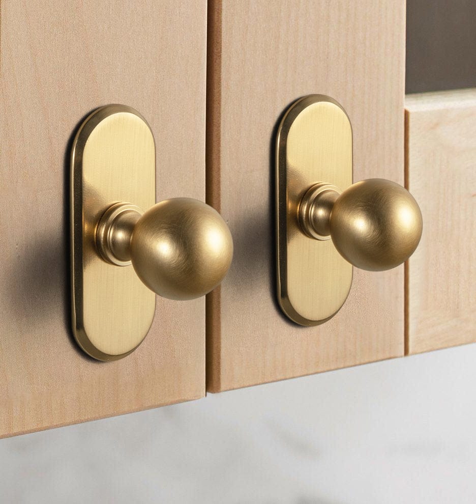 Goo-Ki Stylish Zinc Alloy Cabinet Knobs Classic Round Design Durable Cabinet Handles