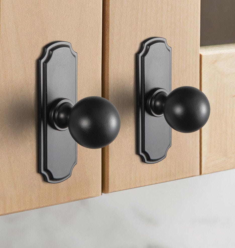 Goo-Ki Stylish Zinc Alloy Cabinet Knobs Classic Round Design Durable Cabinet Handles