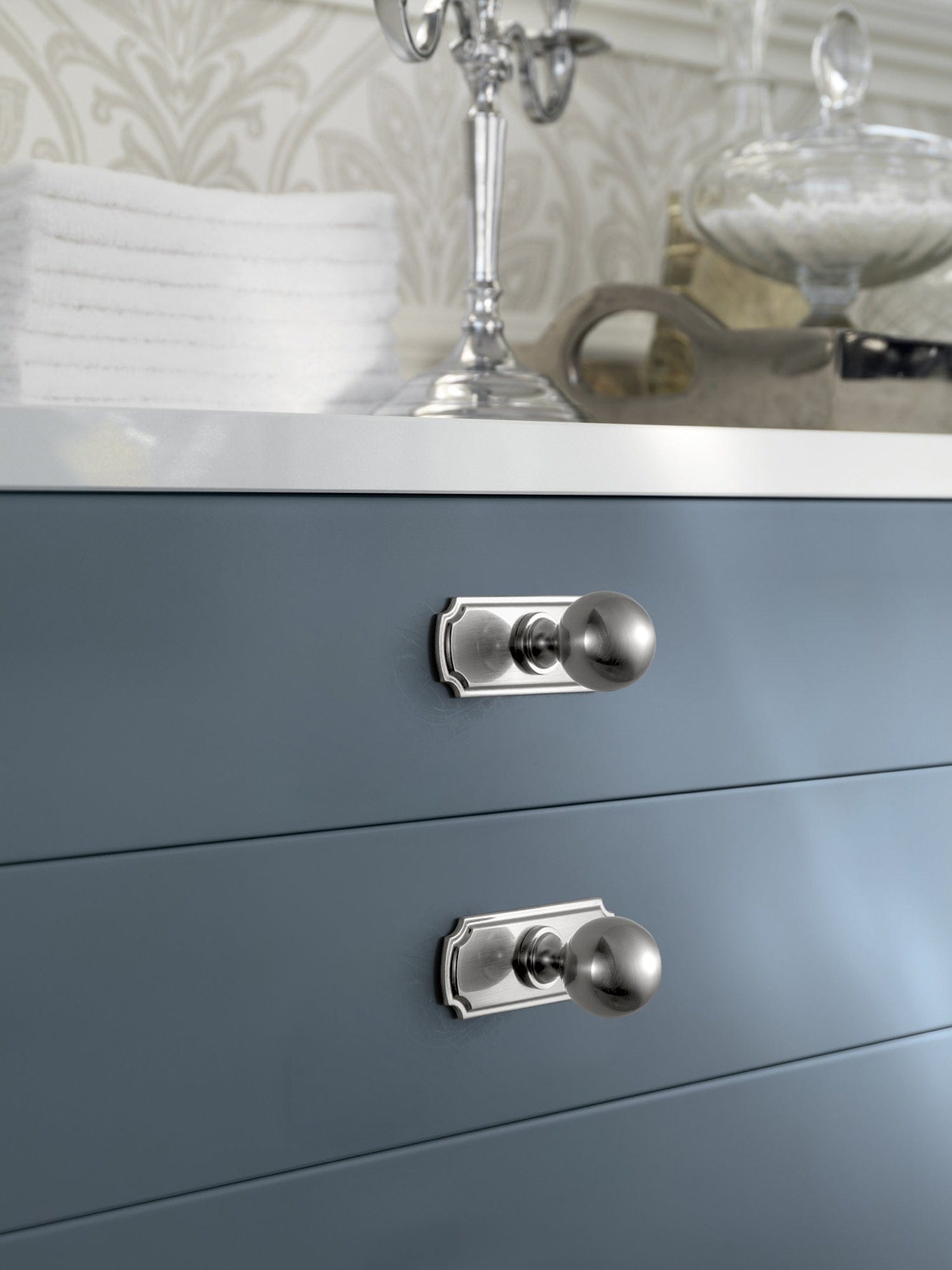 Goo-Ki Stylish Zinc Alloy Cabinet Knobs Classic Round Design Durable Cabinet Handles
