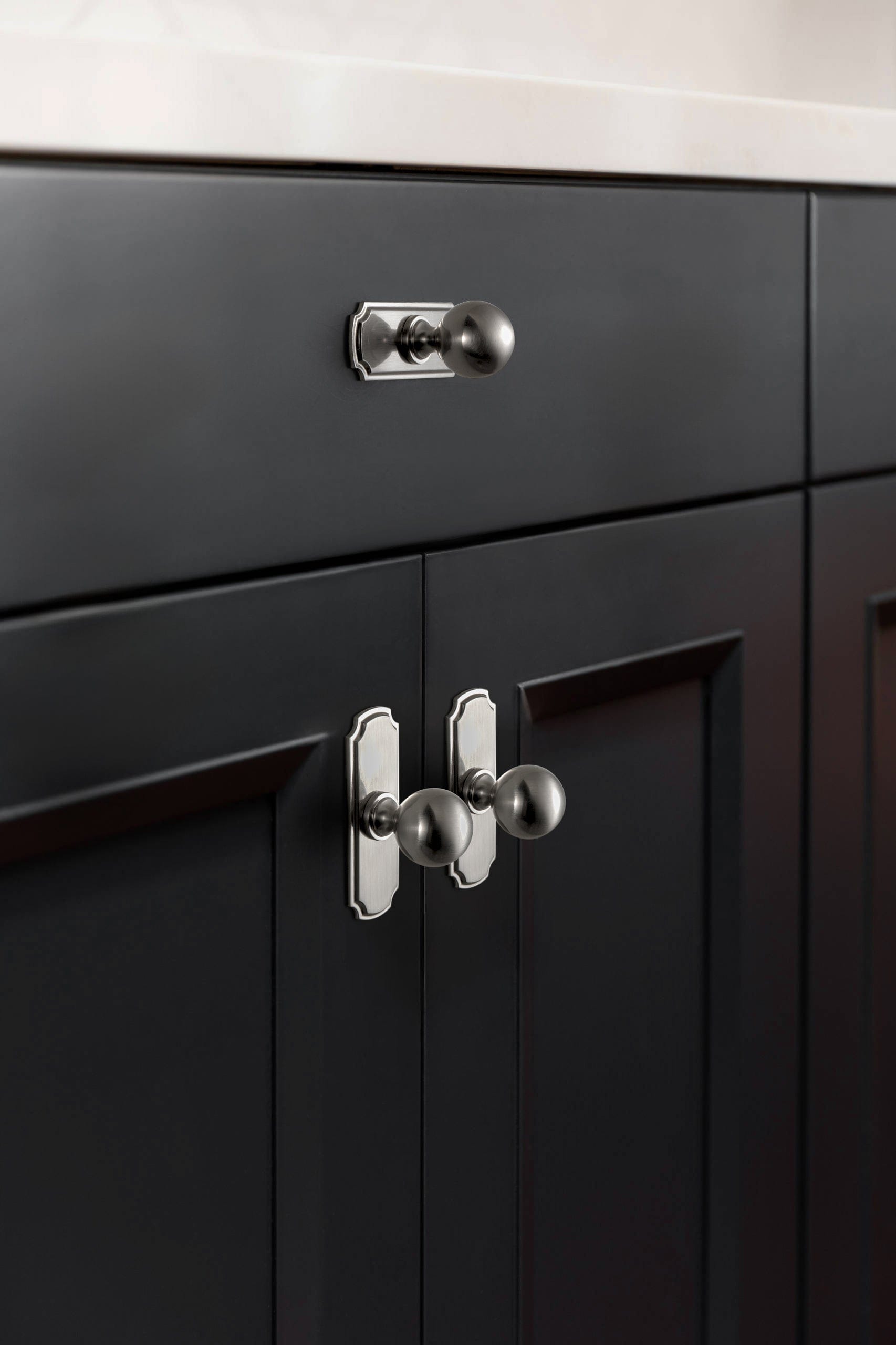 Goo-Ki Stylish Zinc Alloy Cabinet Knobs Classic Round Design Durable Cabinet Handles