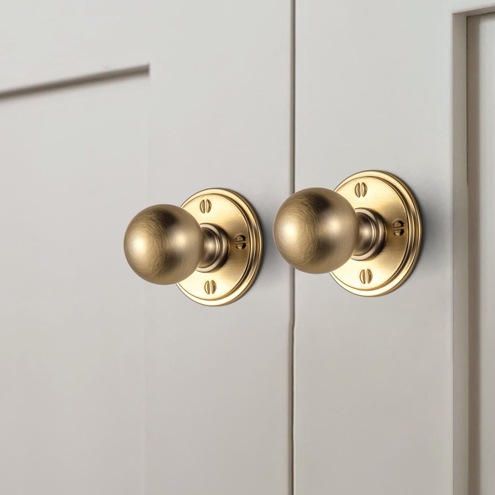 Goo-Ki Stylish Zinc Alloy Cabinet Knobs Classic Round Design Durable Cabinet Handles