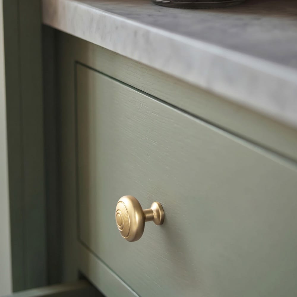 Goo-Ki Sunburst Embossed Round Zinc Alloy Cabinet Knobs, Vintage Radial Pattern Drawer Knob for Dresser Wardrobe