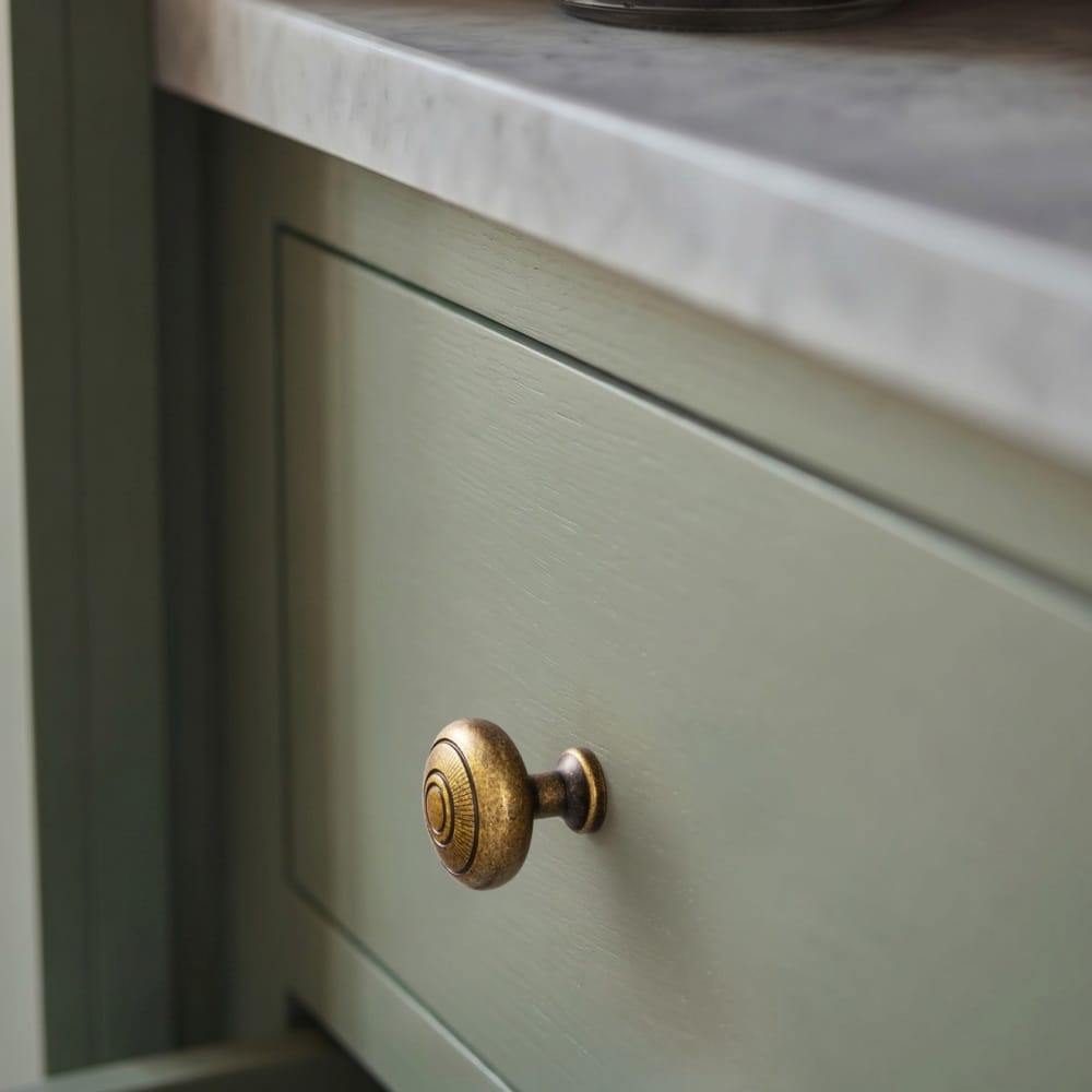 Goo-Ki Sunburst Embossed Round Zinc Alloy Cabinet Knobs, Vintage Radial Pattern Drawer Knob for Dresser Wardrobe