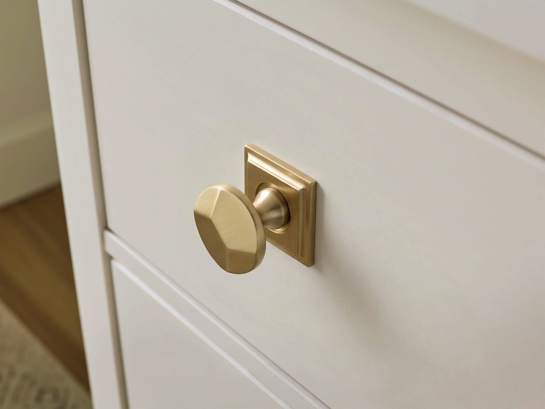Goo-Ki Traditional Aged Bronze Zinc Alloy Cabinet Knob, Elegant Round Knob with Decorative Back Plate for Kitchen & Bathroom Cabinets