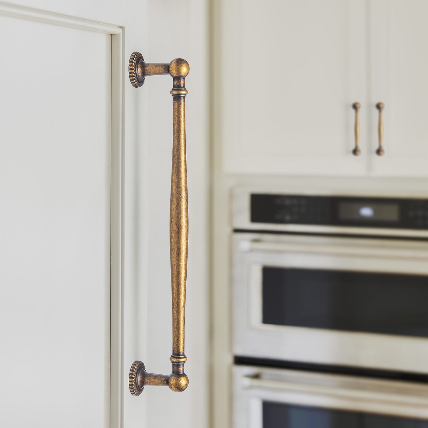 Goo-Ki Traditional Zinc Alloy Drawer Pulls, Decorative Spindle-Shaped Bar Handles Classic Hardware for Cabinets & Vanities
