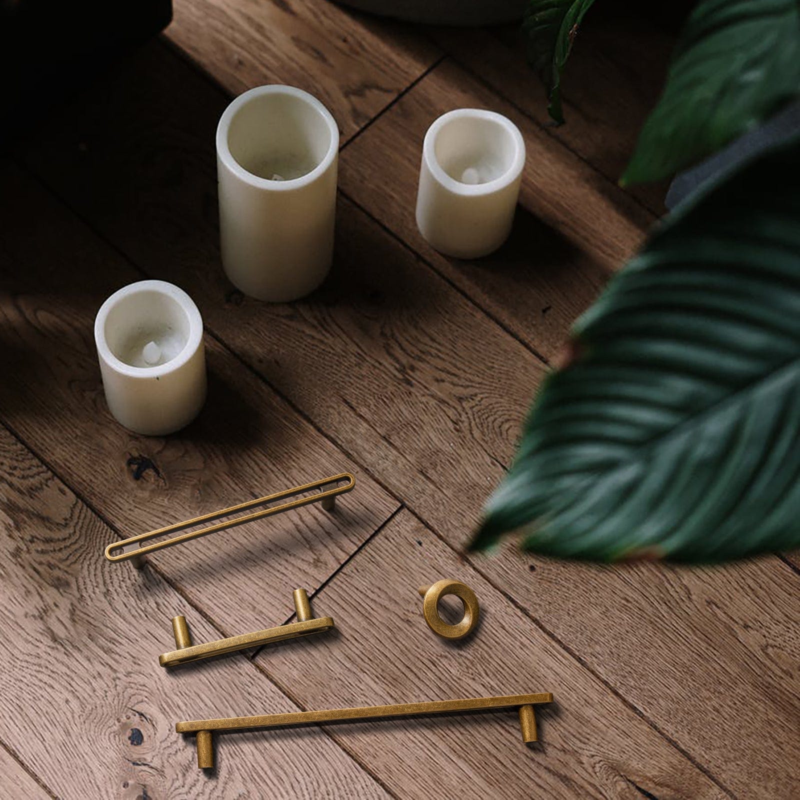 Goo-Ki Unique Design Openwork Furniture Handle Zinc Alloy Kitchen Drawer Pulls Finger Pull