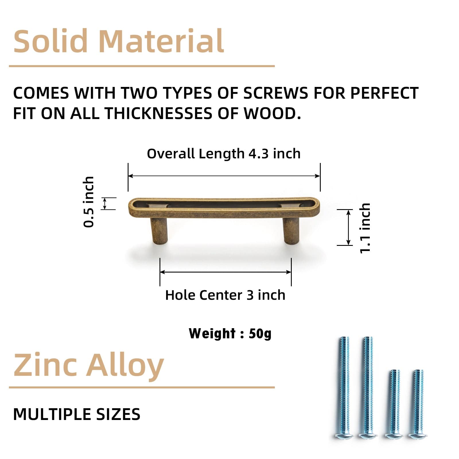 Goo-Ki Unique Design Openwork Furniture Handle Zinc Alloy Kitchen Drawer Pulls Finger Pull