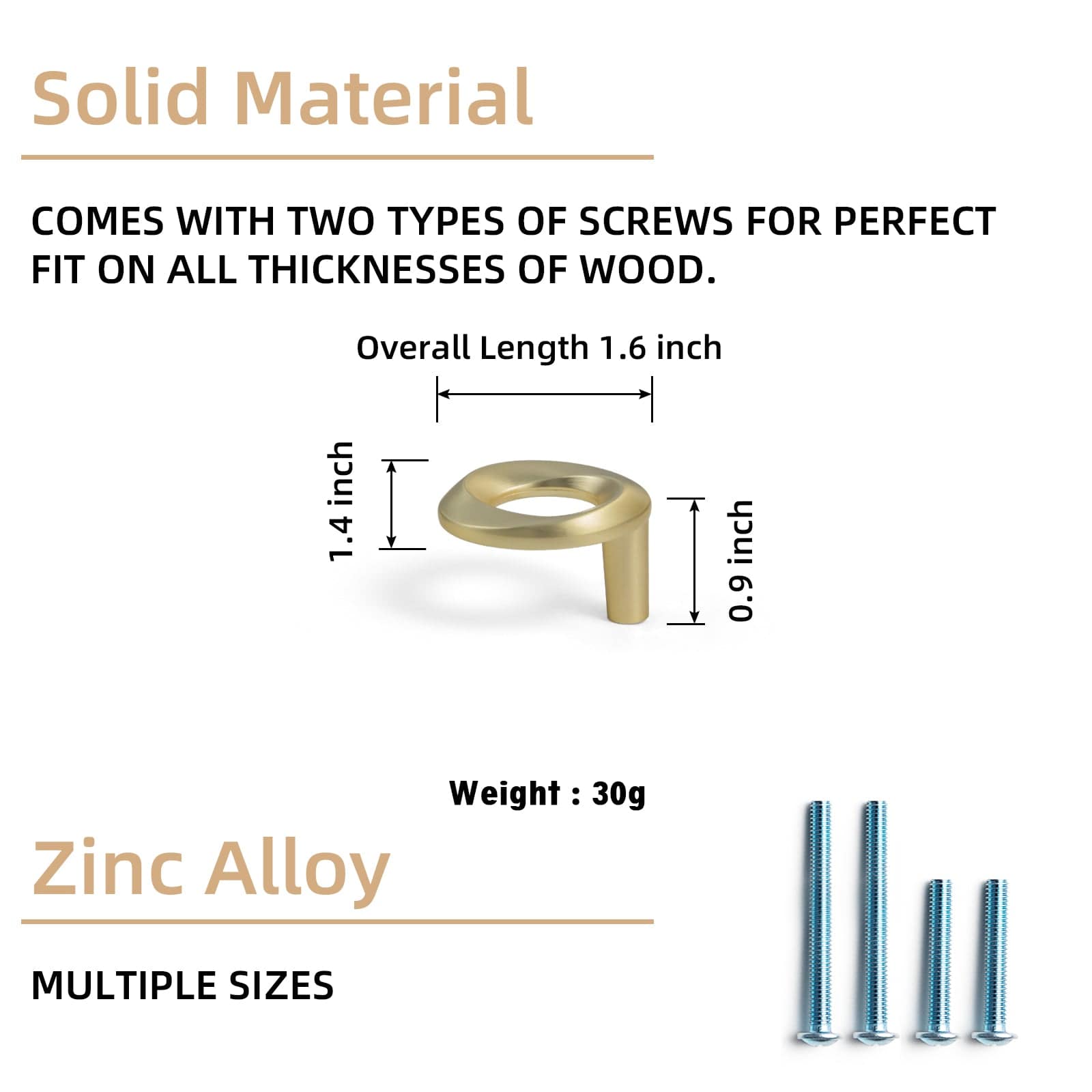 Goo-Ki Unique Design Openwork Furniture Handle Zinc Alloy Kitchen Drawer Pulls Finger Pull