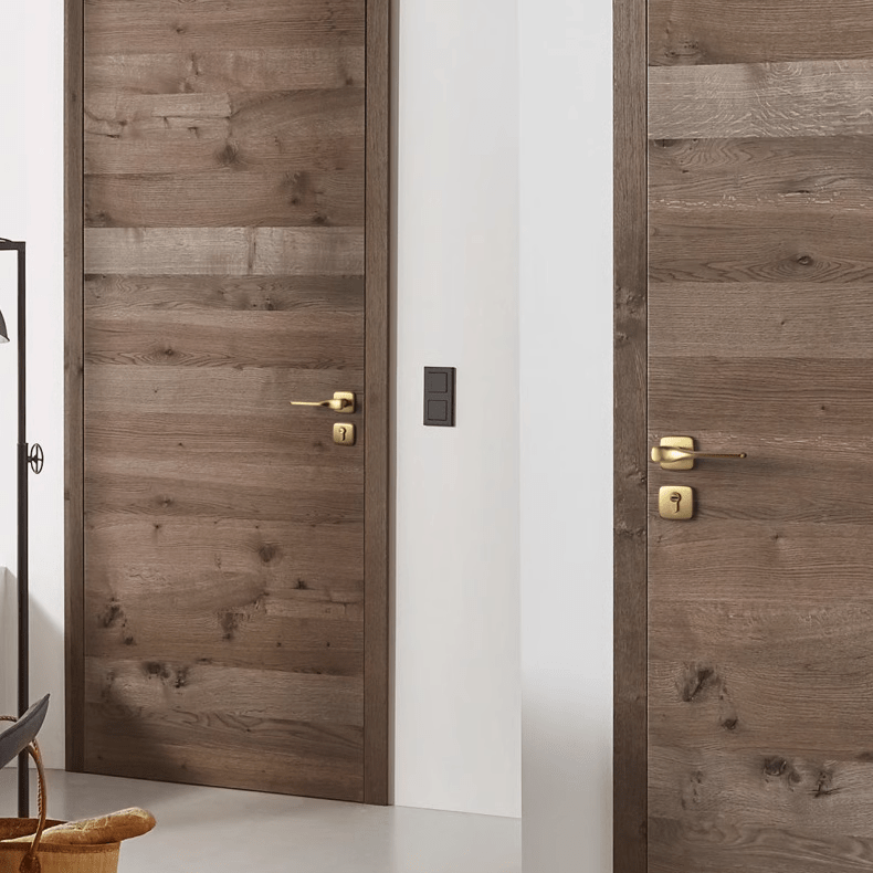 Goo-Ki Villa Brass Door Lock Indoor Bedroom Door Lock Modern French Style Door Handle Set