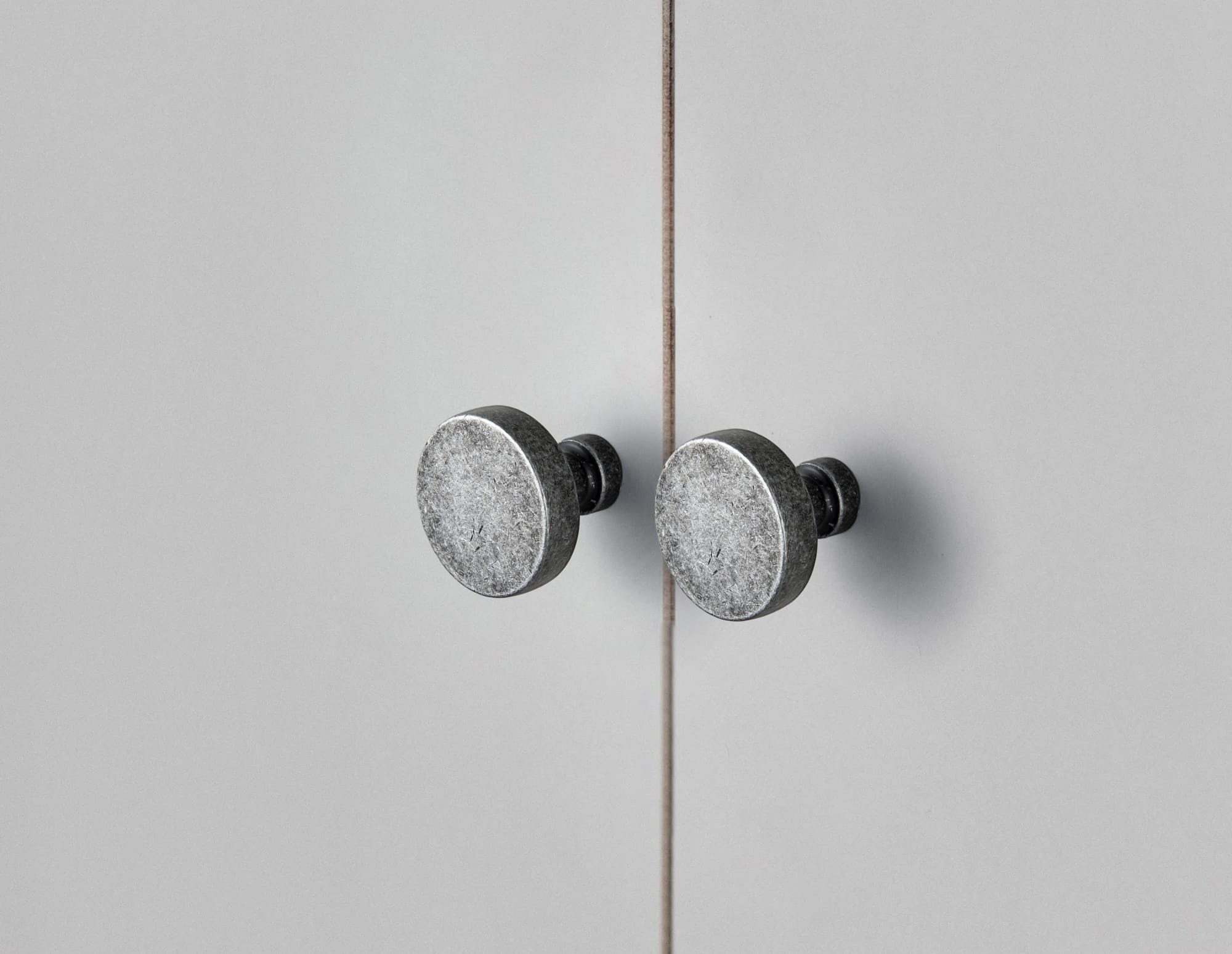 Goo-Ki Vintage Brass Zinc Alloy Cabinet Knob with Back Plate Single Hole Center Kitchen Hardware