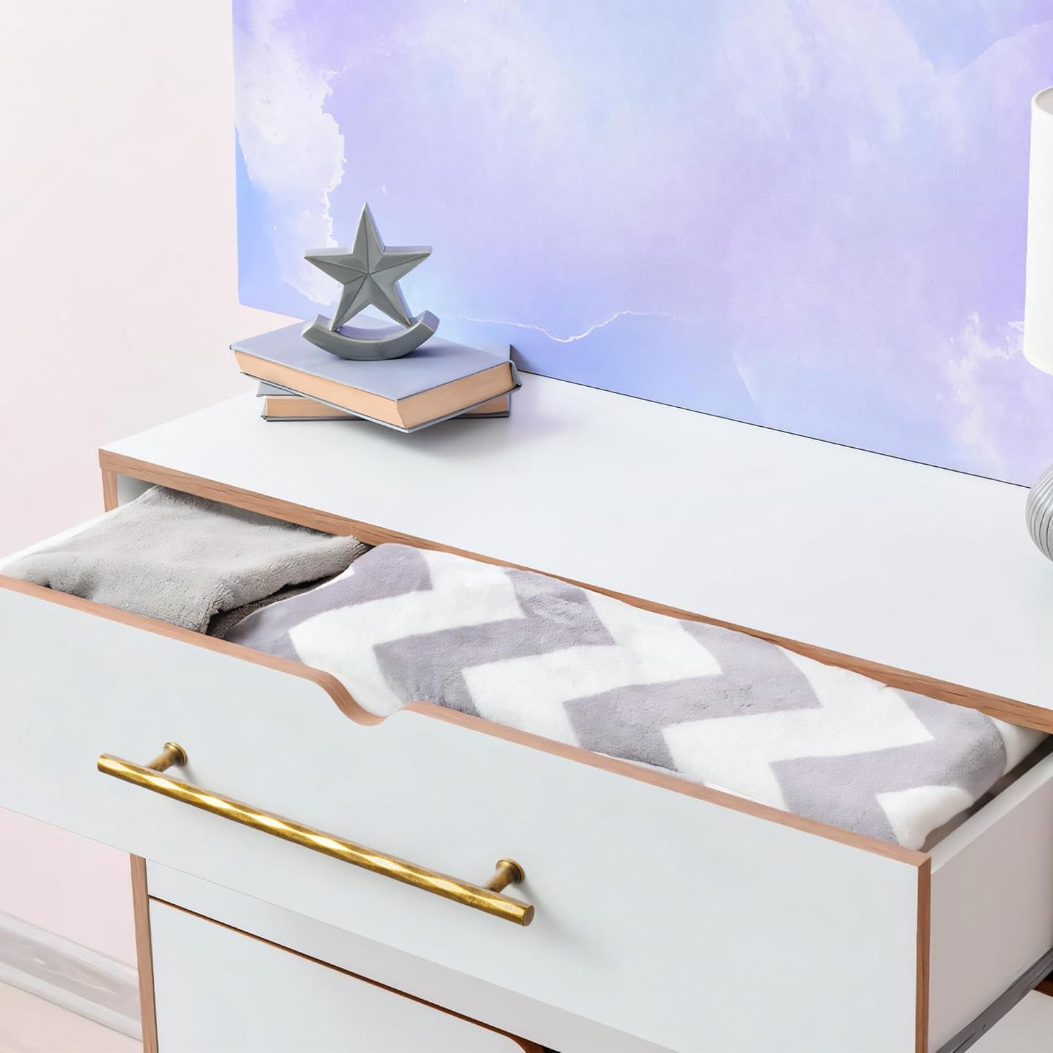 Goo-Ki Vintage Brass Zinc Alloy Twisted Texture Cabinet Pulls - Kitchen Cupboard Dresser Handles