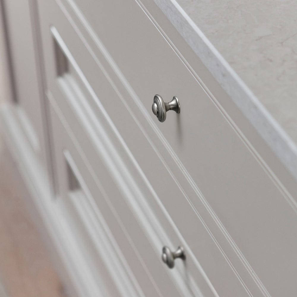 Goo-Ki Vintage Decorative Cabinet Knobs with Layered Concentric Ring Design for Classic Kitchen Drawer