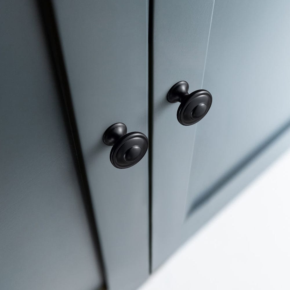 Goo-Ki Vintage Decorative Cabinet Knobs with Layered Concentric Ring Design for Classic Kitchen Drawer