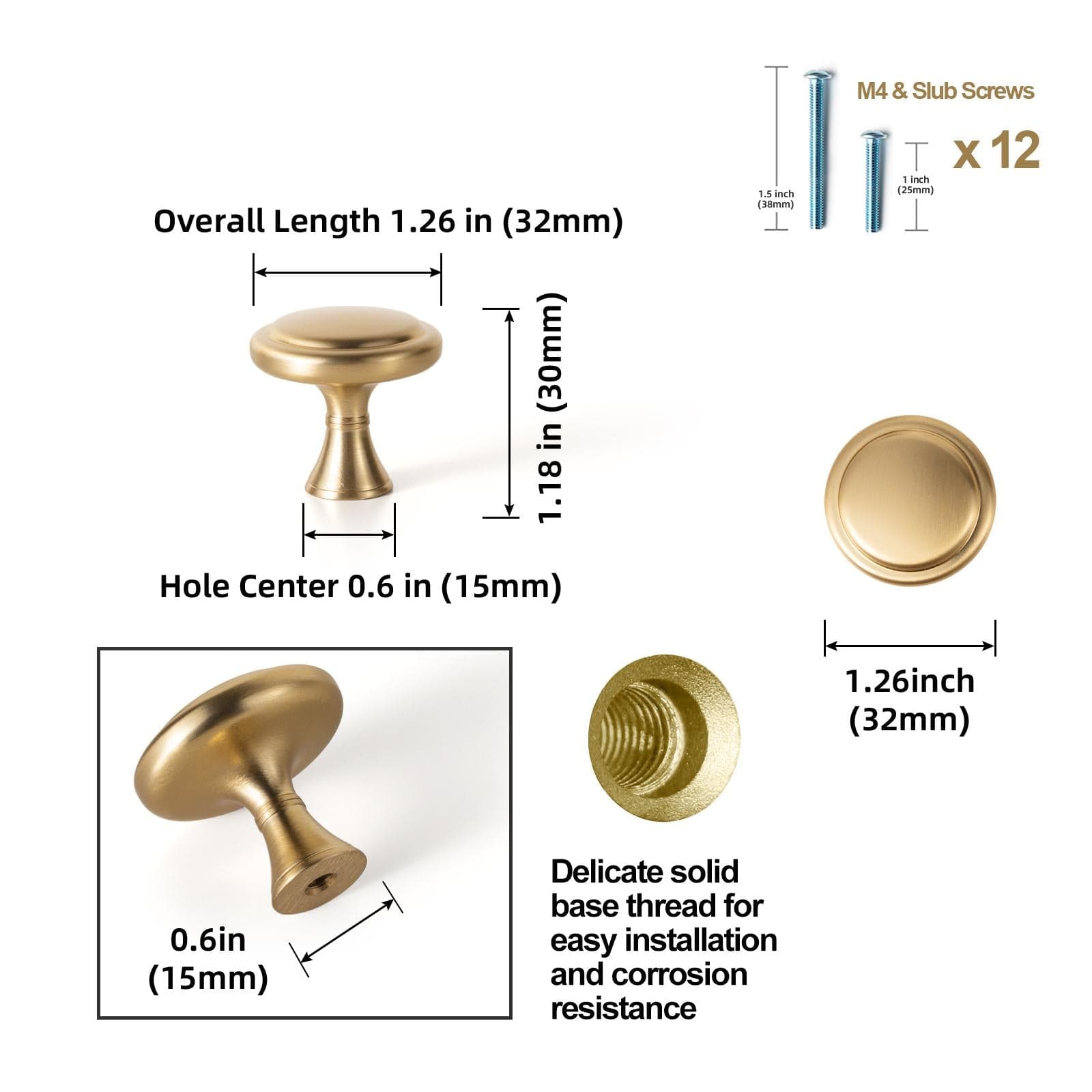 Goo-Ki Vintage-Inspired Zinc Alloy Decorative Knobs Versatile Furniture Cabinet Hardware