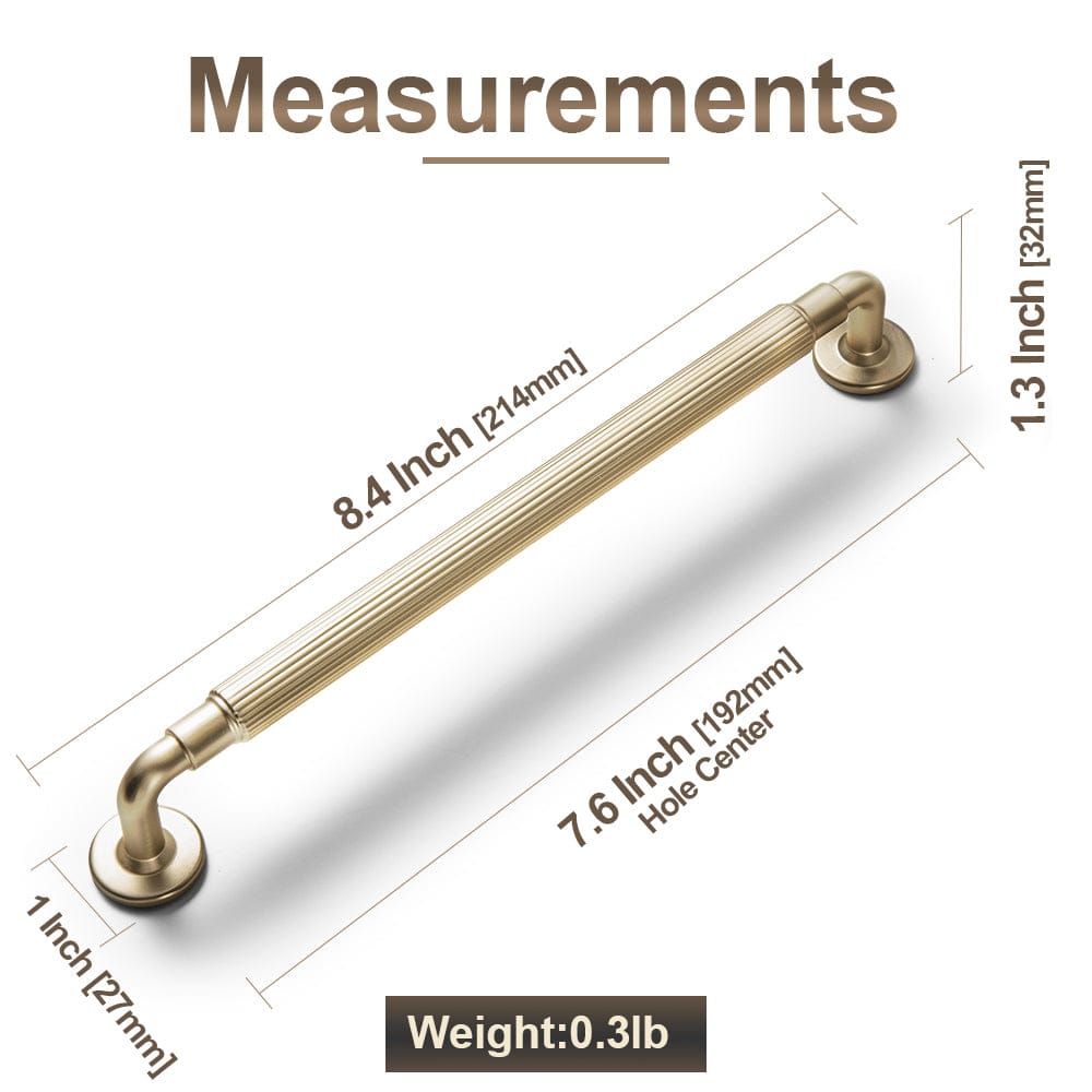 Goo-Ki Vintage Textured Zinc Alloy Cabinet Pulls - Stylish Hardware for Kitchen Cabinets & Dresser Drawers