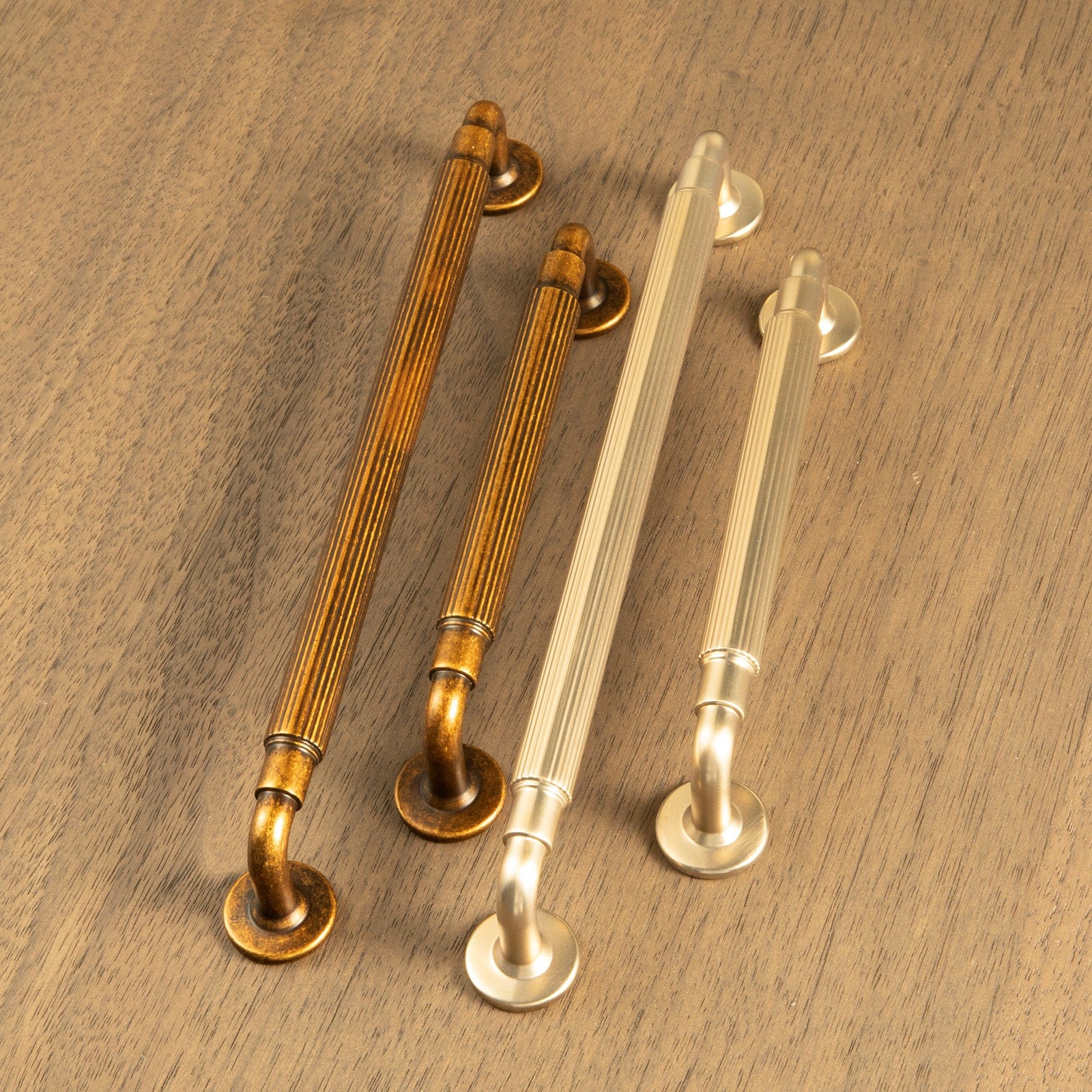 Goo-Ki Vintage Textured Zinc Alloy Cabinet Pulls - Stylish Hardware for Kitchen Cabinets & Dresser Drawers