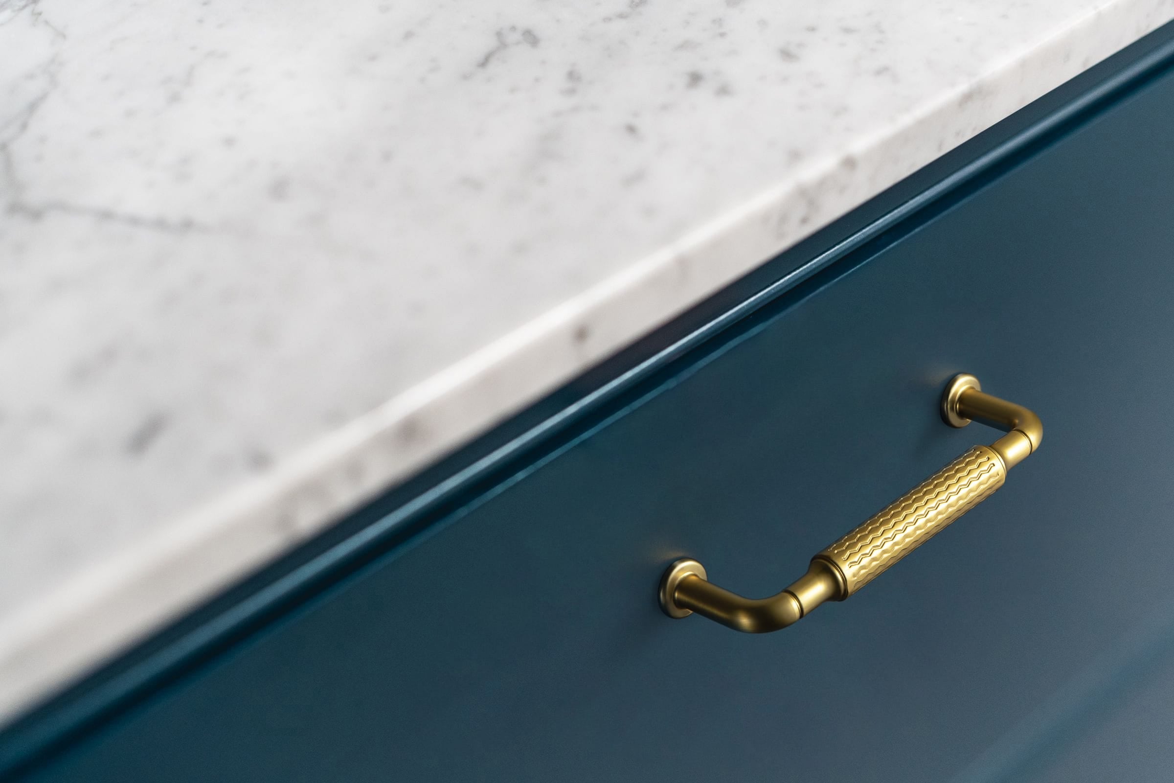 Goo-Ki Vintage Wavy Textured Zinc Alloy Cabinet Pulls for Kitchen Cabinets & Furniture