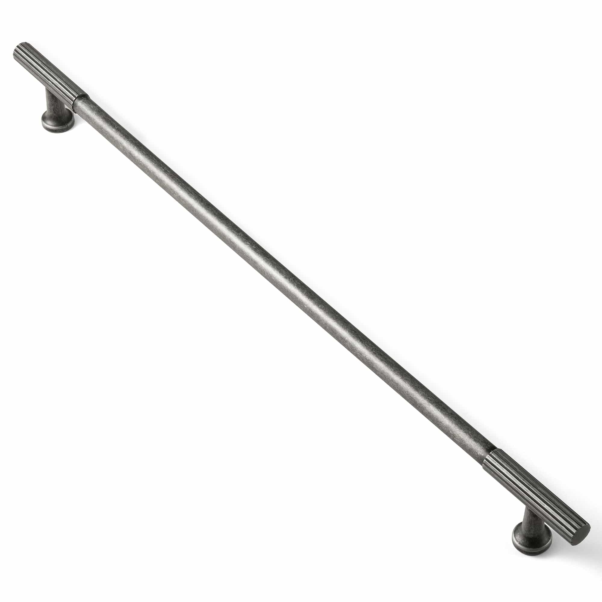 Goo-Ki Weathered Nickel / 18'' Hole Center / 2 Pack Striped Decorations Cabinet Pull Retro Brass Cabinet Handles