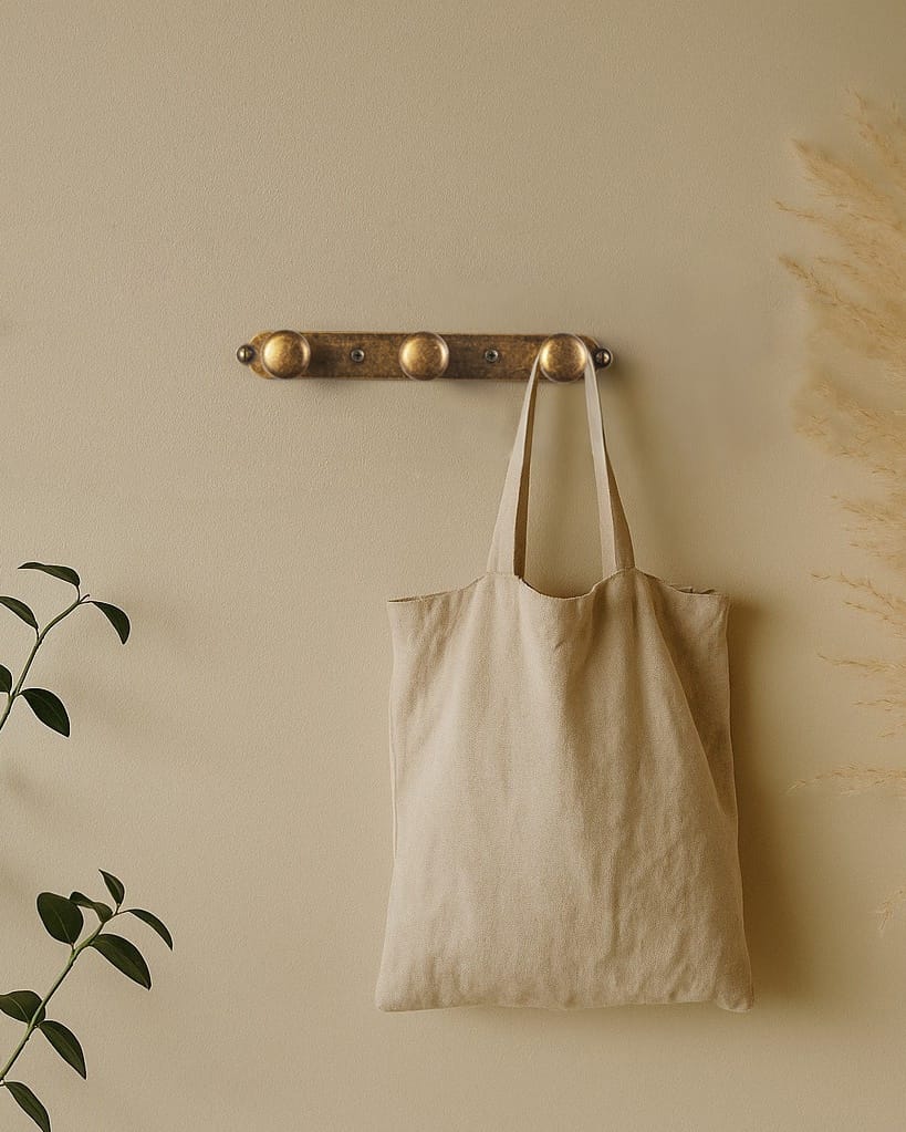 Goo-Ki Zinc Alloy Coat Hook - Retro Decorative Wall Hanger Rail with Round Knobs for Coats, Towels & Home Organization