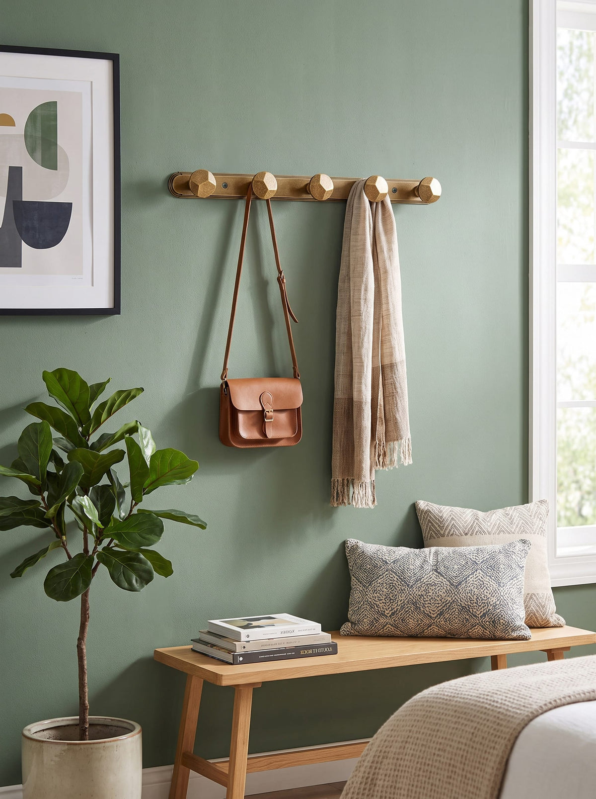 Goo-Ki Zinc Alloy Decorative Wall Mounted Coat Hook Rack, Heavy Duty Multipurpose Hanger