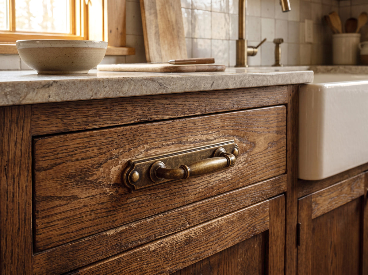 Decorative Cabinet Pulls with Eye-Catching Geometric & Curved Silhouettes