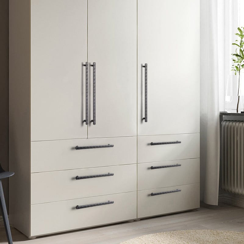 Striped Hammerline Cabinet Pulls Light Luxury Elegant Kitchen Hardware