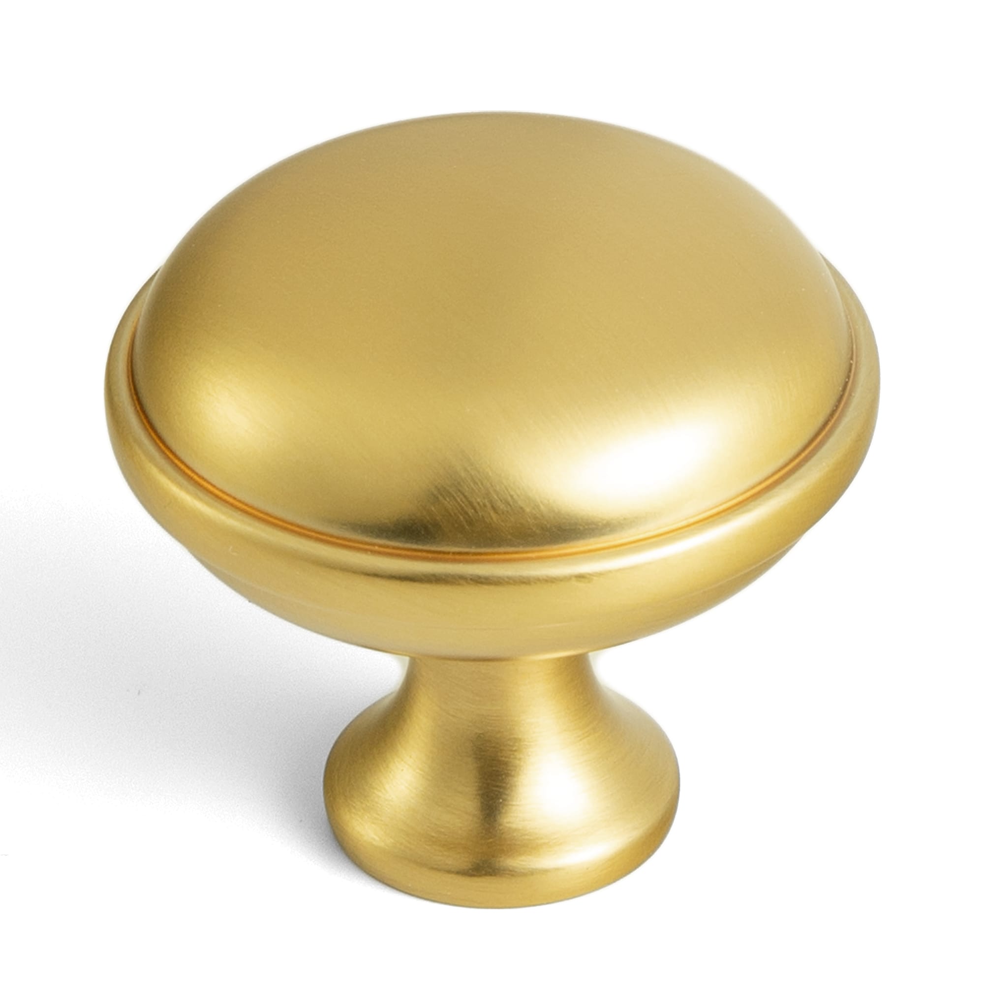 Classic Mushroom Cabinet Knob Zinc Alloy Round Cabinet Knob with Backplate for Kitchen Cabinet