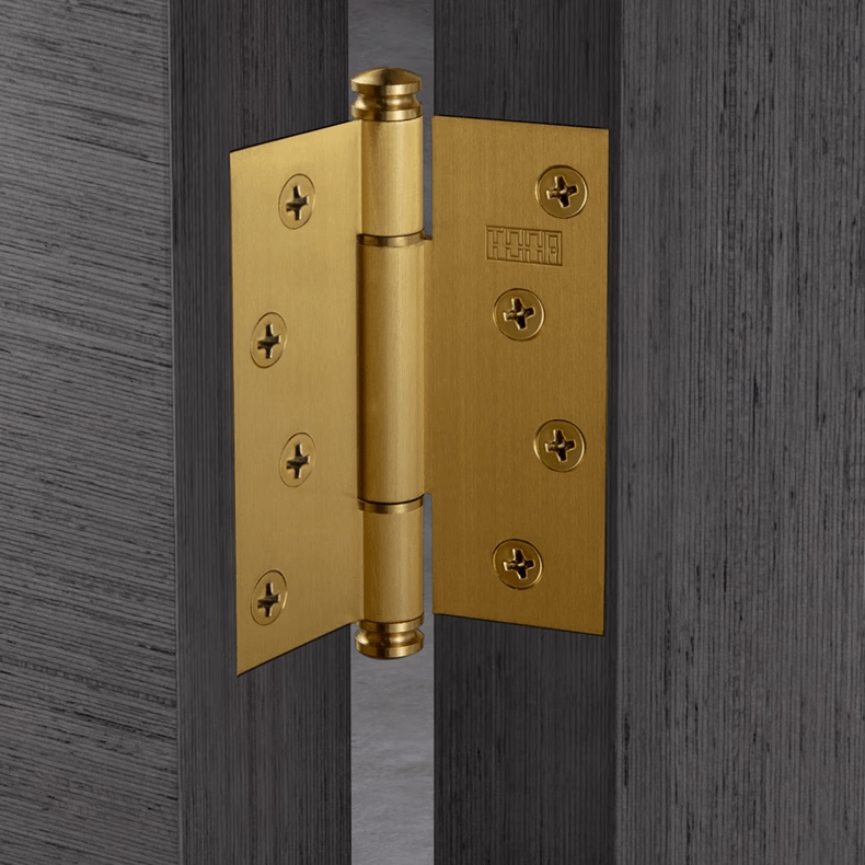 TONA 4 Inch Copper Door Hinge Brass Thick Hinge Interior Bedroom Door Hardware