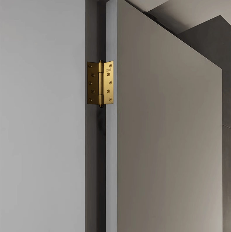 TONA Brushed Brass / Flat Hinge / 1 Pcs 5 Inch Copper Door Hinge Brass Thick Hinge Interior Bedroom Door Hardware