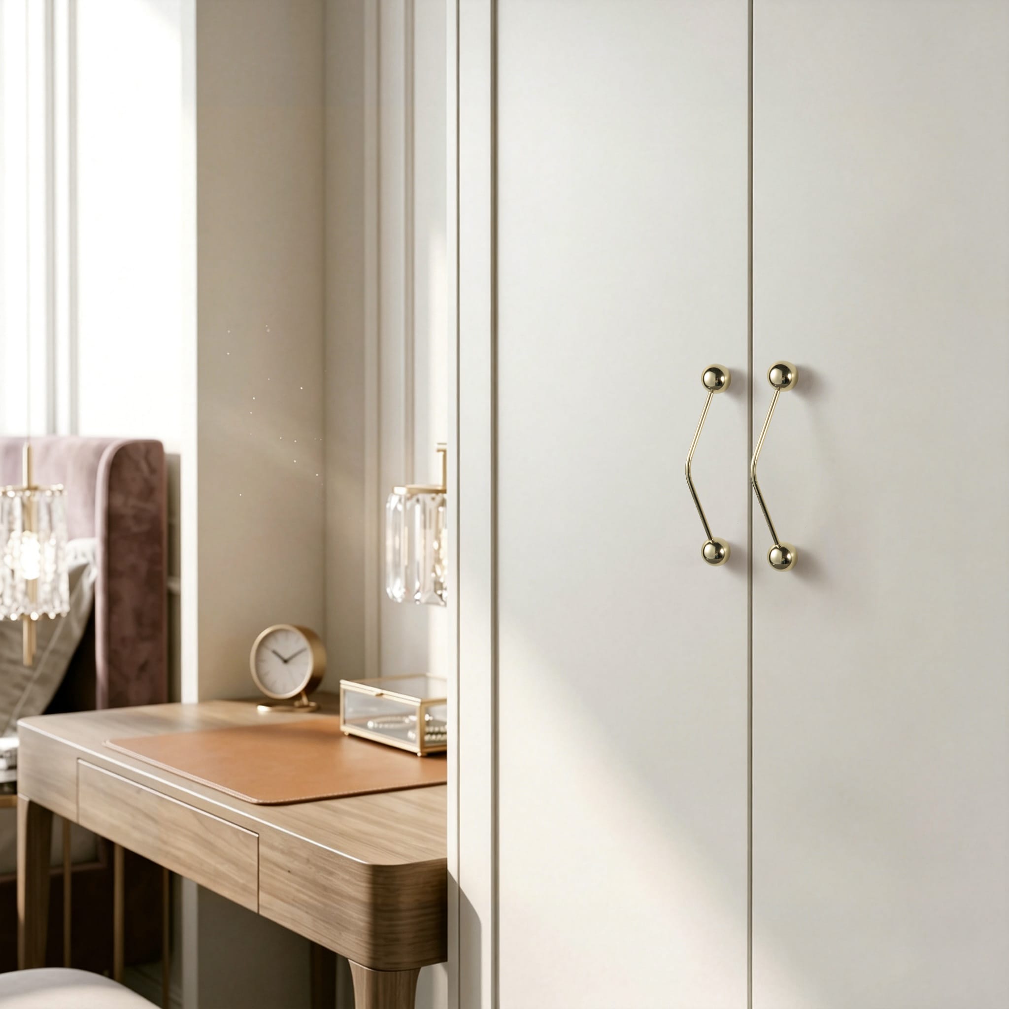 TONA Creative Brass Furniture Handle Novelty Cabinet Bar Pulls European Minimalist Handle