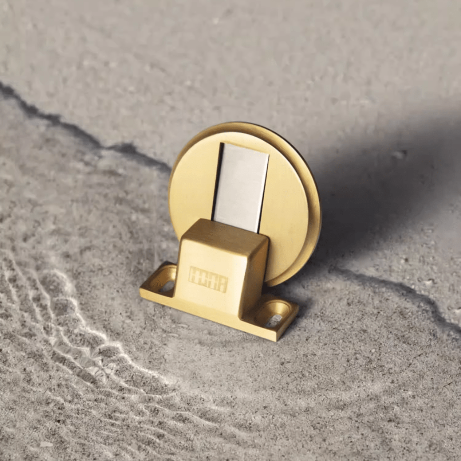 TONA Non-punching Strong Magnetic Brass Door Stopper Anti-collision Mute Door Suction