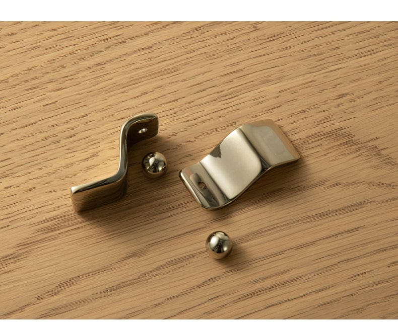 TONA Titanium Silver / Knob / 2 Pack Titanium Silver Copper Cabinet Knob with Stylish Unique Silhouette