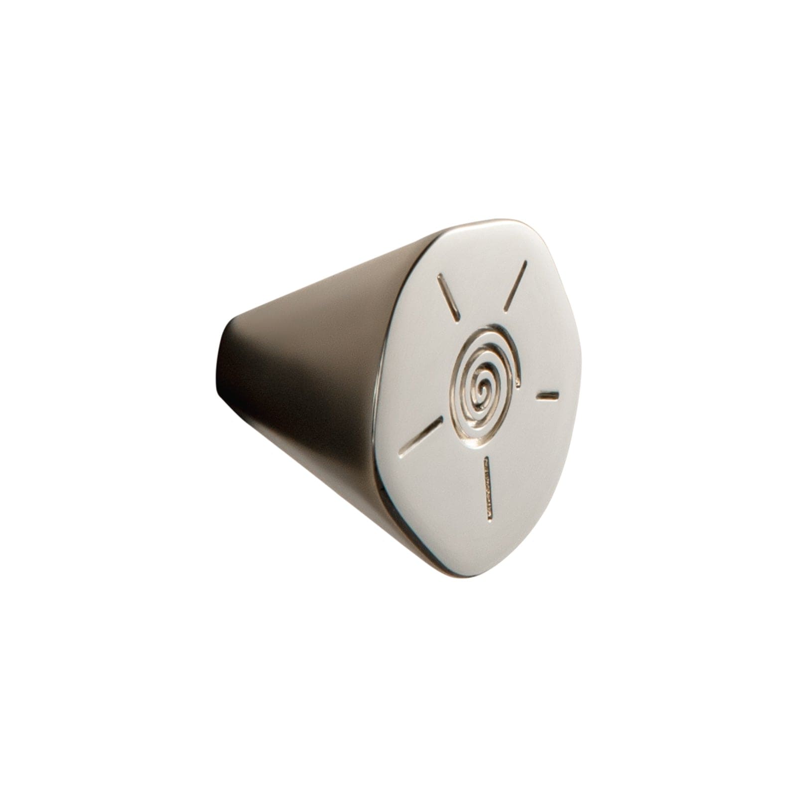 TONA Titanium Silver / TNL5006 / 2 Pack Creative Carving Titanium Silver Cabinet Hardware Solid Brass Drawer Knobs