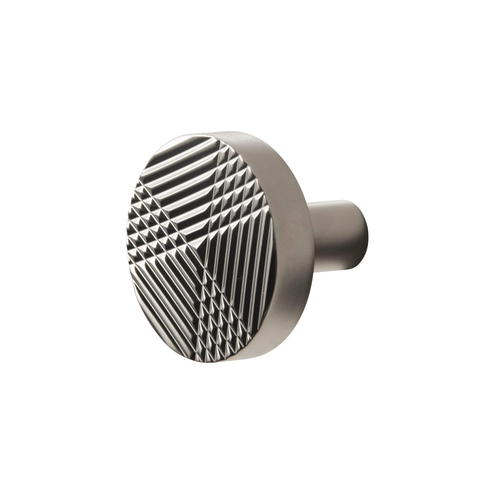 TONA Titanium Silver / TNL5017 / 2 Pack Creative Carving Titanium Silver Cabinet Hardware Solid Brass Drawer Knobs