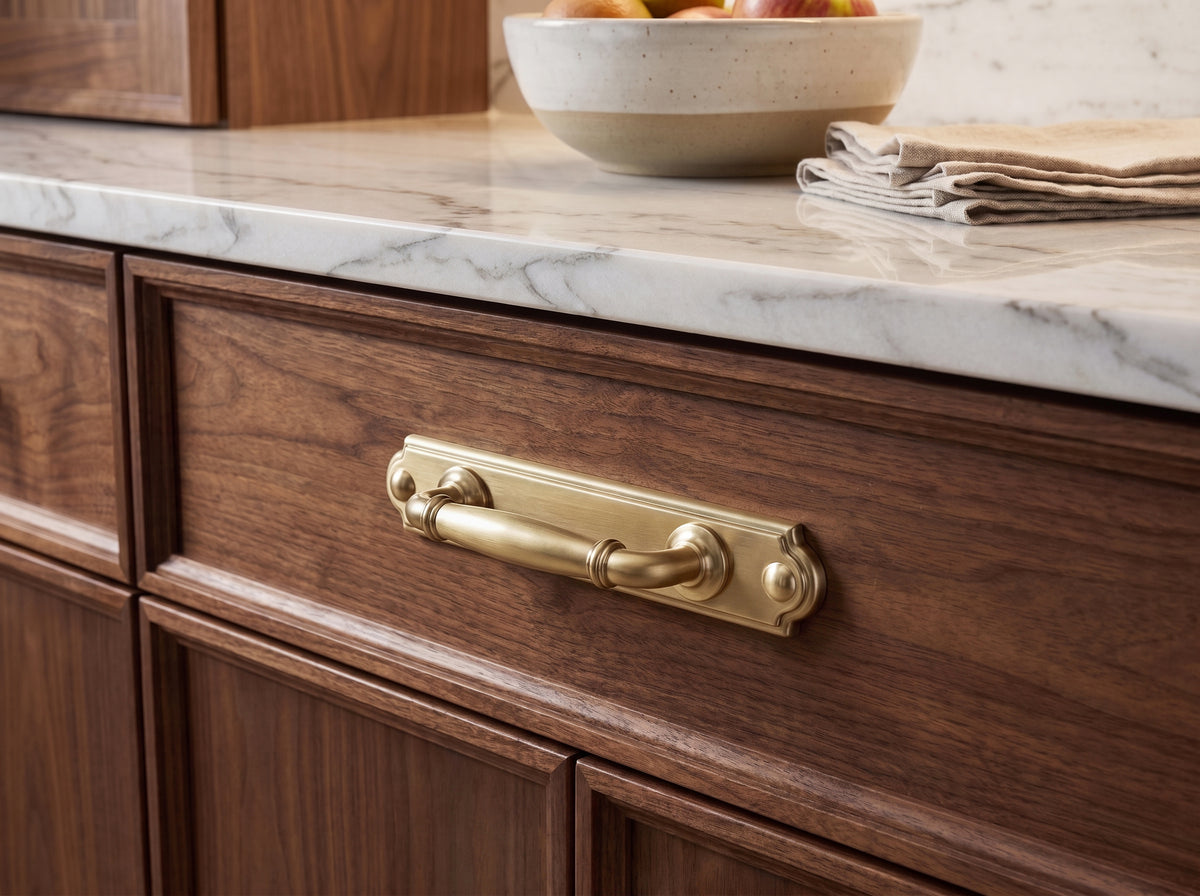 Decorative Cabinet Pulls with Eye-Catching Geometric & Curved Silhouettes