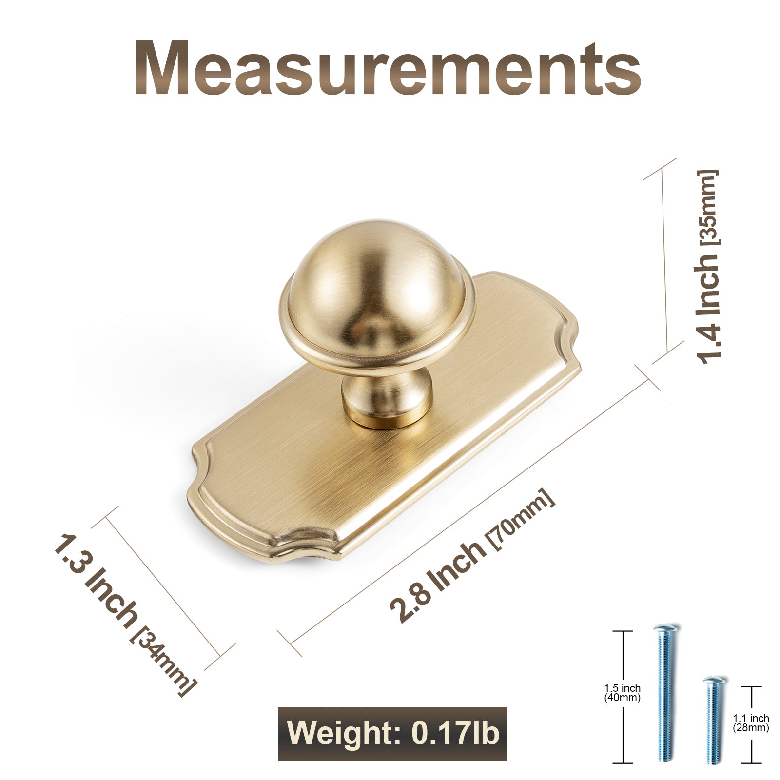Mushroom Dome Zinc Alloy Cabinet Knobs, Classic Bulb Round Drawer Knob for Vanity Furniture Hardware